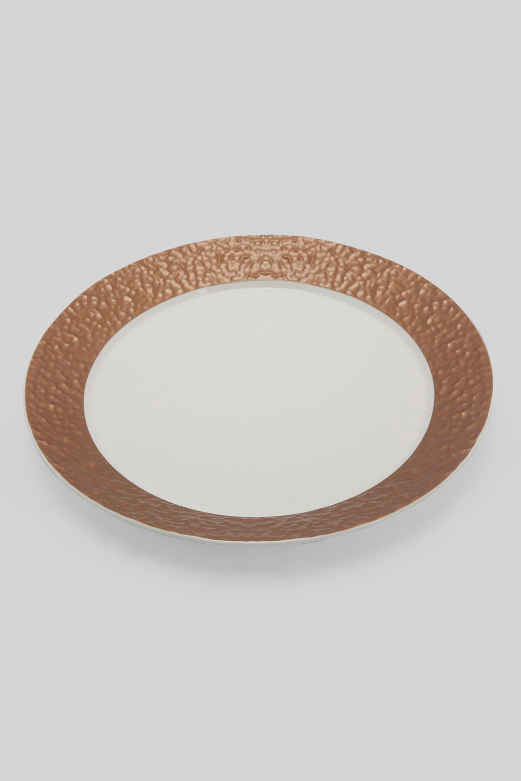 Redtag-Copper-Embossed-Round-Platter-Category:Bowls,-Colour:Copper,-Deals:New-In,-Filter:Home-Dining,-HMW-DIN-Serveware,-New-In-HMW-DIN,-Non-Sale,-Section:Homewares,-W22A-Home-Dining-