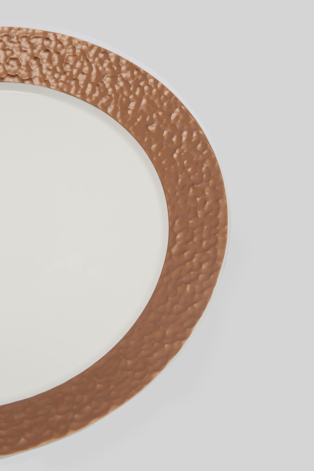 Redtag-Copper-Embossed-Round-Platter-Category:Bowls,-Colour:Copper,-Deals:New-In,-Filter:Home-Dining,-HMW-DIN-Serveware,-New-In-HMW-DIN,-Non-Sale,-Section:Homewares,-W22A-Home-Dining-