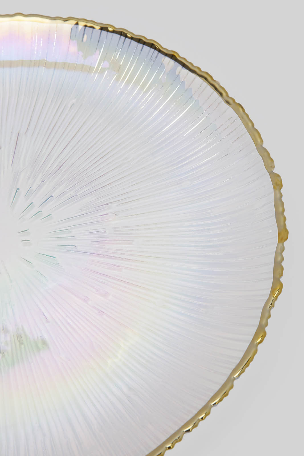 Redtag-Iridescent-Colour-Gold-Band-Glass-Charger-Plate-Category:Plates,-Colour:Gold,-Deals:New-In,-Filter:Home-Dining,-HMW-DIN-Crockery,-New-In-HMW-DIN,-Non-Sale,-Section:Homewares,-W22B-Home-Dining-