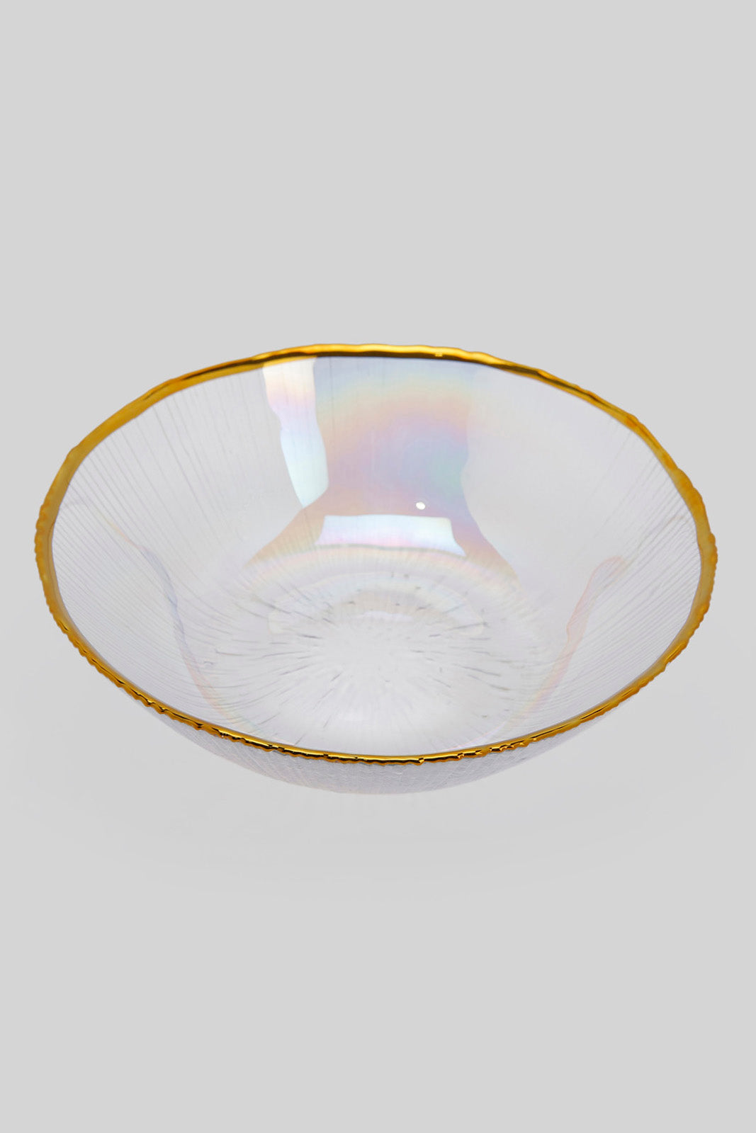 Redtag-Iridescent-Colour-Gold-Band-Glass-Cereal-Bowl-Category:Bowls,-Colour:Gold,-Deals:New-In,-Filter:Home-Dining,-HMW-DIN-Crockery,-New-In-HMW-DIN,-Non-Sale,-Section:Homewares,-W22B-Home-Dining-