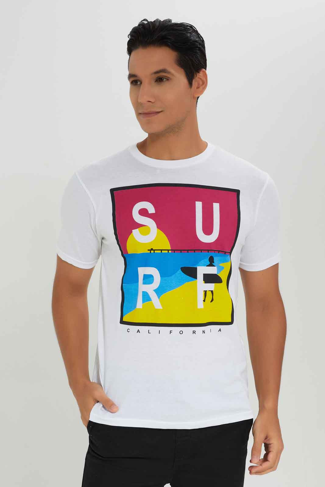 Redtag-White-Graphic-Tee-Category:T-Shirts,-Colour:White,-Deals:New-In,-Dept:Menswear,-Filter:Men's-Clothing,-Men-T-Shirts,-New-In-Men-APL,-Non-Sale,-Section:Men,-TBL,-W22B-Men's-