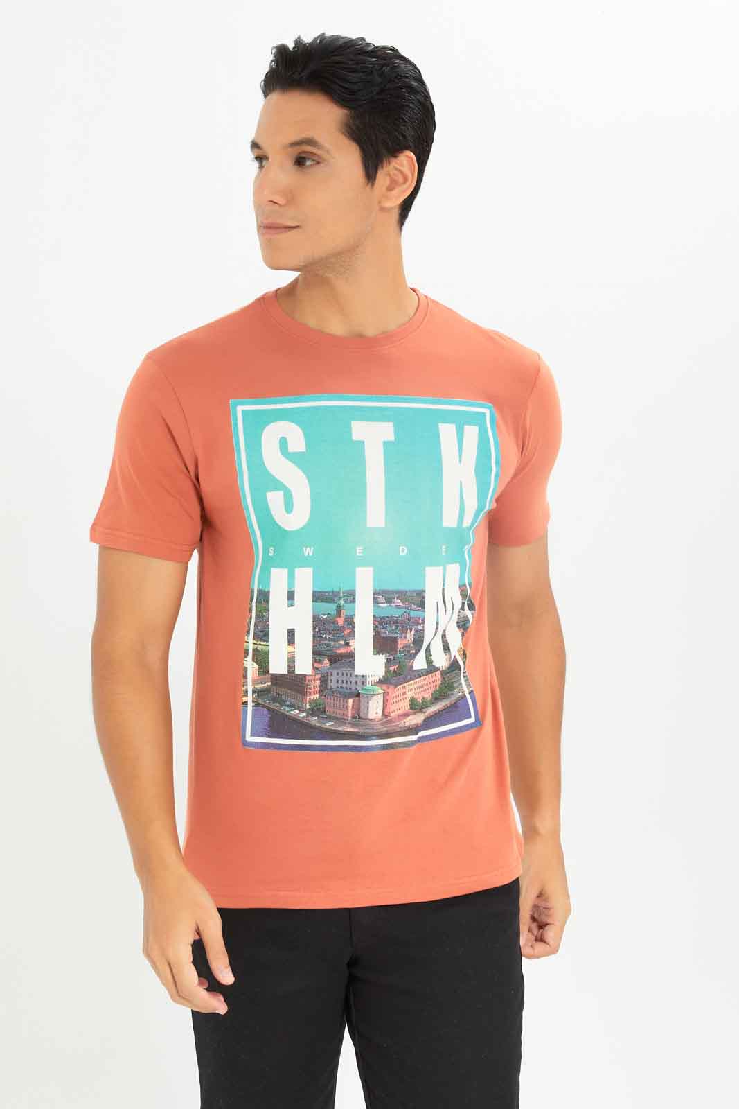 Redtag-Red-Graphic-Tee-Category:T-Shirts,-Colour:Red,-Deals:New-In,-Dept:Menswear,-Filter:Men's-Clothing,-Men-T-Shirts,-New-In-Men-APL,-Non-Sale,-Section:Men,-TBL,-W22B-Men's-