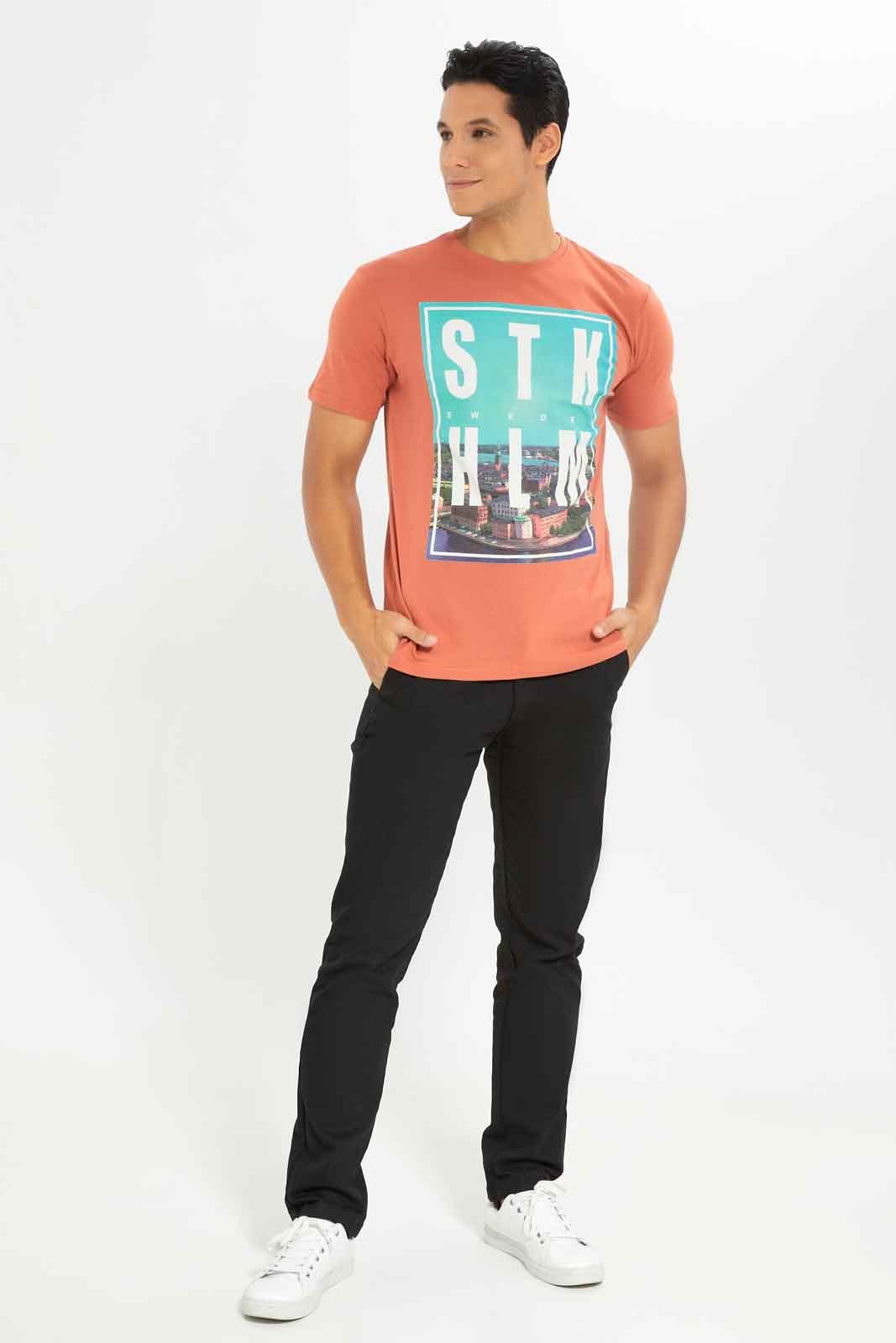 Redtag-Red-Graphic-Tee-Category:T-Shirts,-Colour:Red,-Deals:New-In,-Dept:Menswear,-Filter:Men's-Clothing,-Men-T-Shirts,-New-In-Men-APL,-Non-Sale,-Section:Men,-TBL,-W22B-Men's-