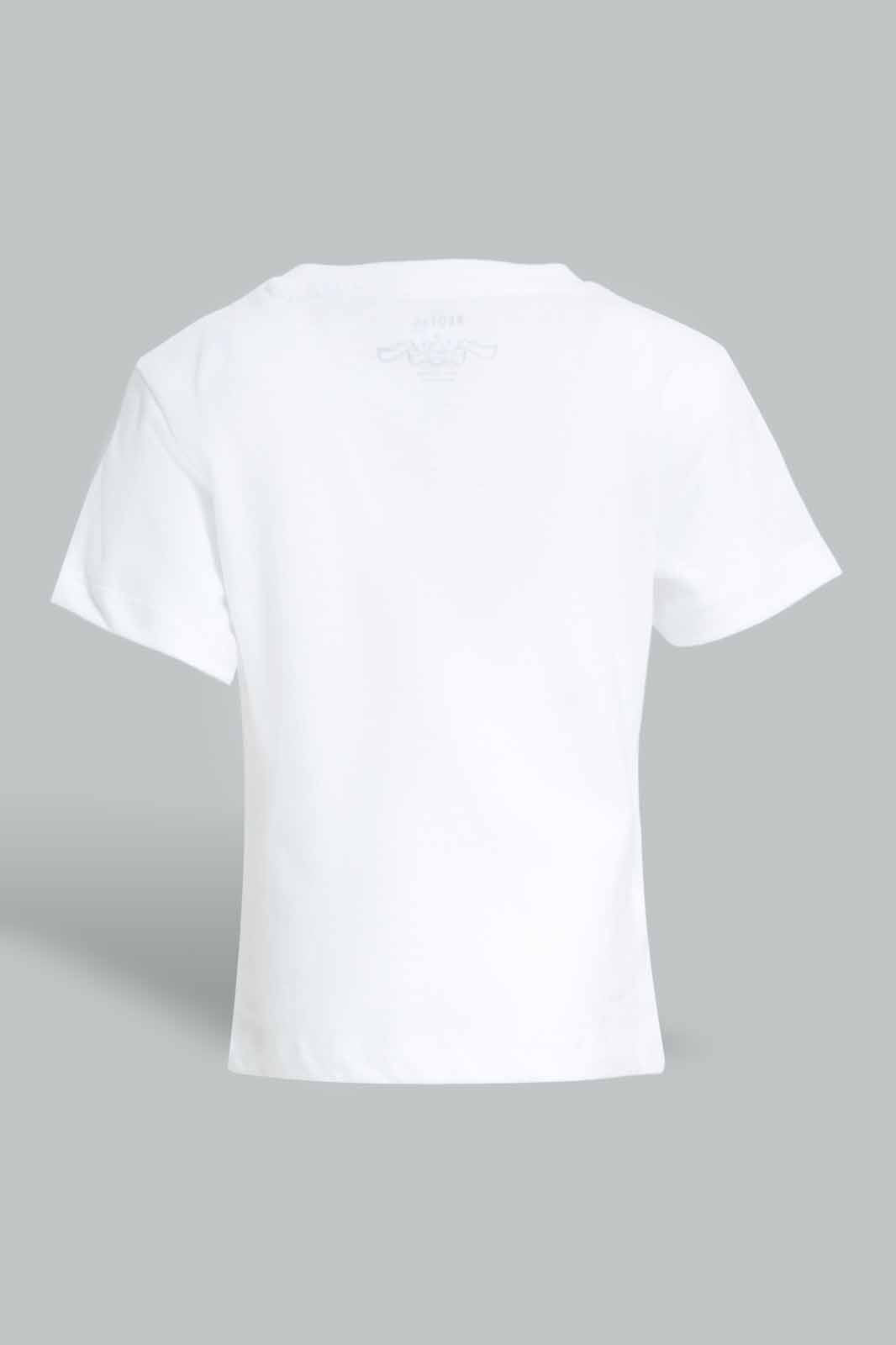 Redtag-White-Tiger-Short-Sleeve-Tshirt-Category:T-Shirts,-Colour:White,-Deals:New-In,-Dept:Boys,-Filter:Infant-Boys-(3-to-24-Mths),-INB-T-Shirts,-New-In-INB-APL,-Non-Sale,-Section:Boys-(0-to-14Yrs),-TBL,-W22A-Infant-Boys-3 to 24 Months