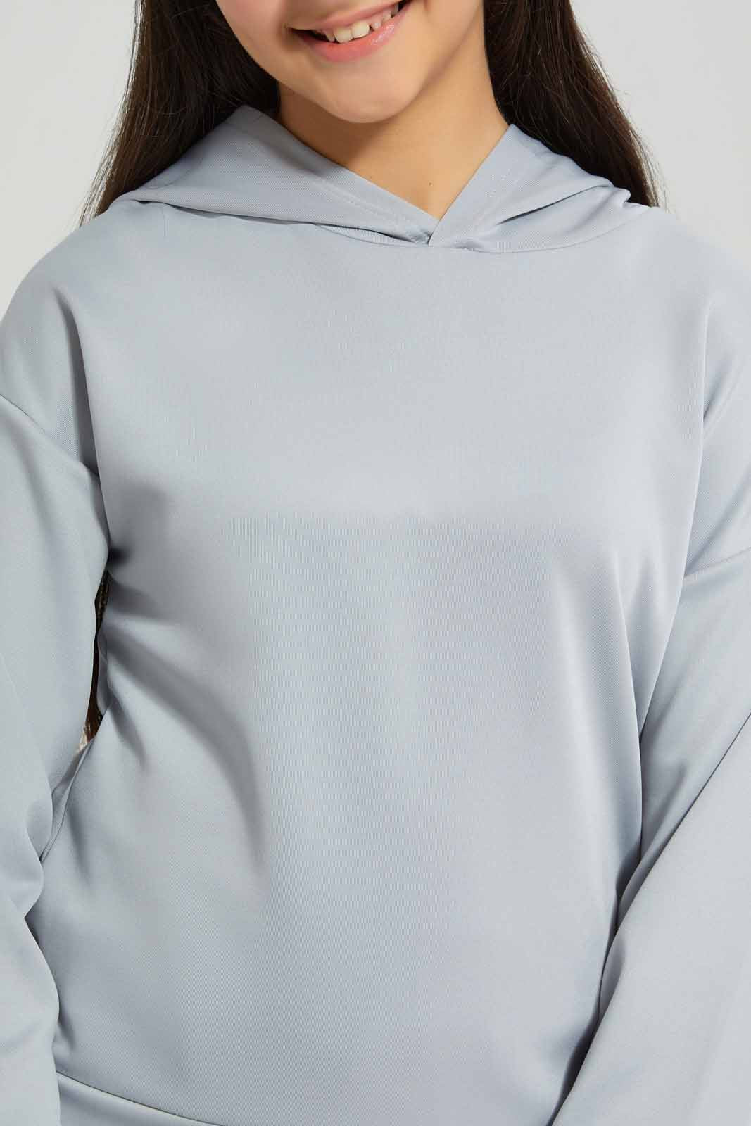 Redtag-Black-Scuba-Hoody-Sweatshirts-Category:Sweatshirts,-Colour:Black,-Deals:New-In,-Filter:Senior-Girls-(8-to-14-Yrs),-GSR-Sweatshirts,-New-In-GSR-APL,-Non-Sale,-Section:Girls-(0-to-14Yrs),-W22B-Senior-Girls-9 to 14 Years