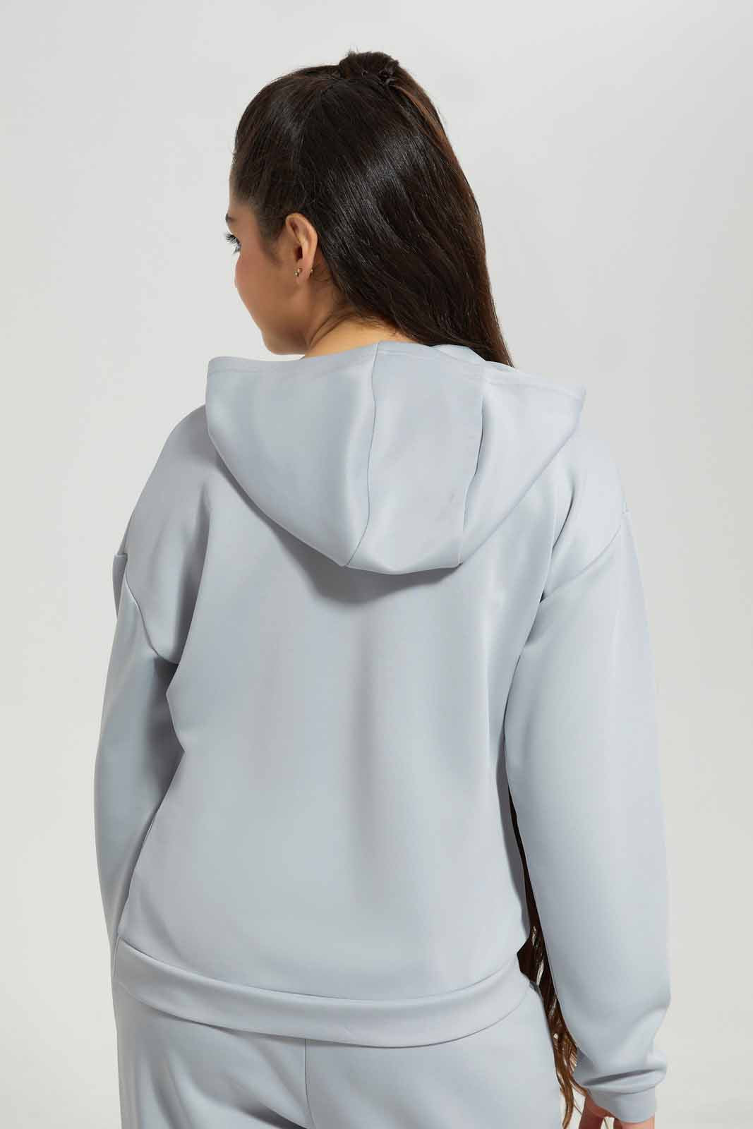 Redtag-Black-Scuba-Hoody-Sweatshirts-Category:Sweatshirts,-Colour:Black,-Deals:New-In,-Filter:Senior-Girls-(8-to-14-Yrs),-GSR-Sweatshirts,-New-In-GSR-APL,-Non-Sale,-Section:Girls-(0-to-14Yrs),-W22B-Senior-Girls-9 to 14 Years