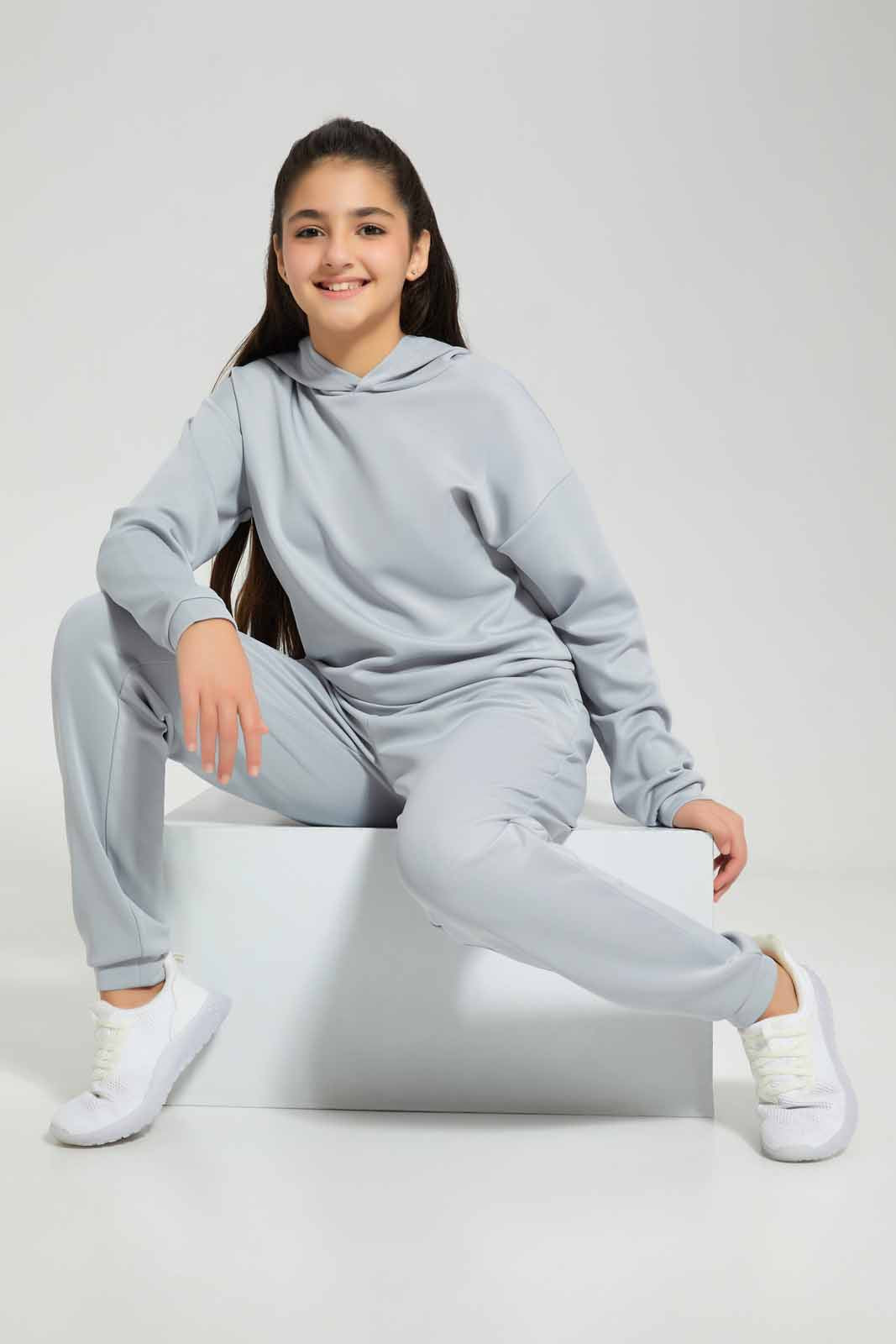 Redtag-Black-Scuba-Hoody-Sweatshirts-Category:Sweatshirts,-Colour:Black,-Deals:New-In,-Filter:Senior-Girls-(8-to-14-Yrs),-GSR-Sweatshirts,-New-In-GSR-APL,-Non-Sale,-Section:Girls-(0-to-14Yrs),-W22B-Senior-Girls-9 to 14 Years