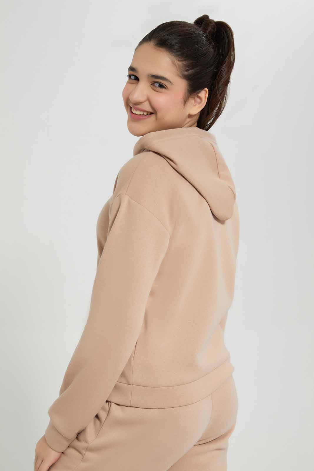 Redtag-Beige-Pullon-Sweatshirts-Category:Sweatshirts,-Colour:Beige,-Deals:New-In,-Filter:Senior-Girls-(8-to-14-Yrs),-GSR-Sweatshirts,-New-In-GSR-APL,-Non-Sale,-Section:Girls-(0-to-14Yrs),-W22B-Senior-Girls-9 to 14 Years