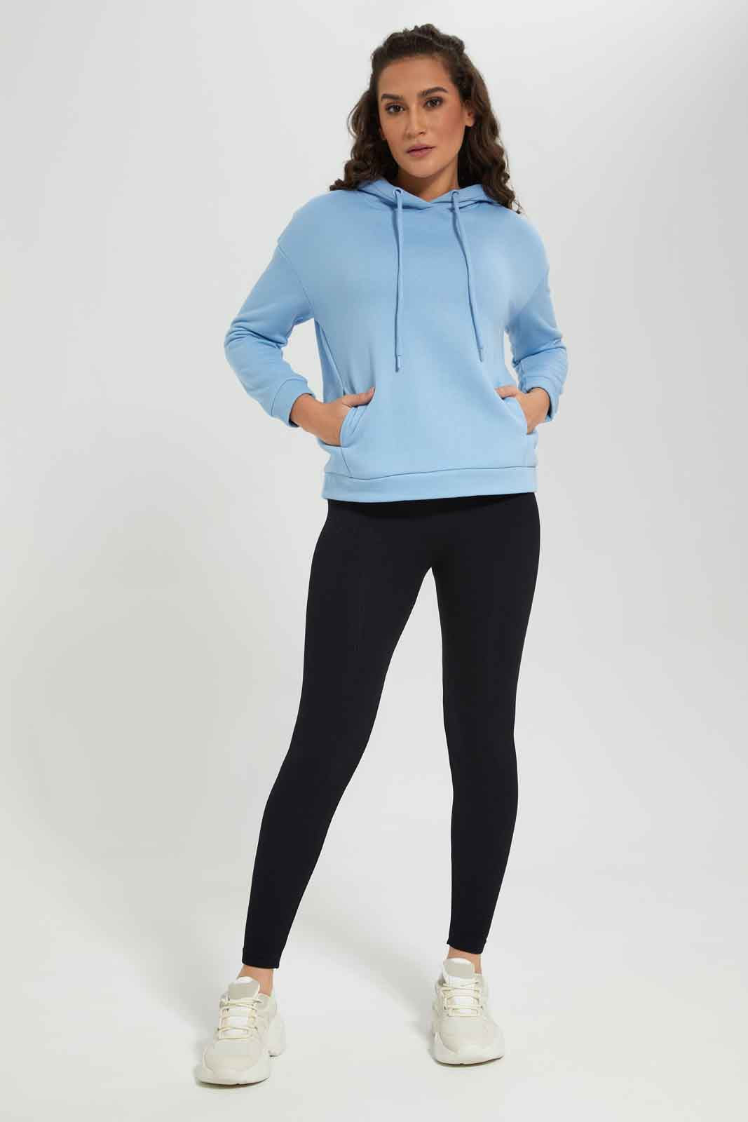 Redtag-Blue-Drop-Shoulder-Long-Sleeve-Hoodie-Sweatshirt-Category:Sweatshirts,-Colour:Blue,-Deals:New-In,-Filter:Women's-Clothing,-New-In-Women-APL,-Non-Sale,-Section:Women,-W22B,-Women-Sweatshirts-Women's-