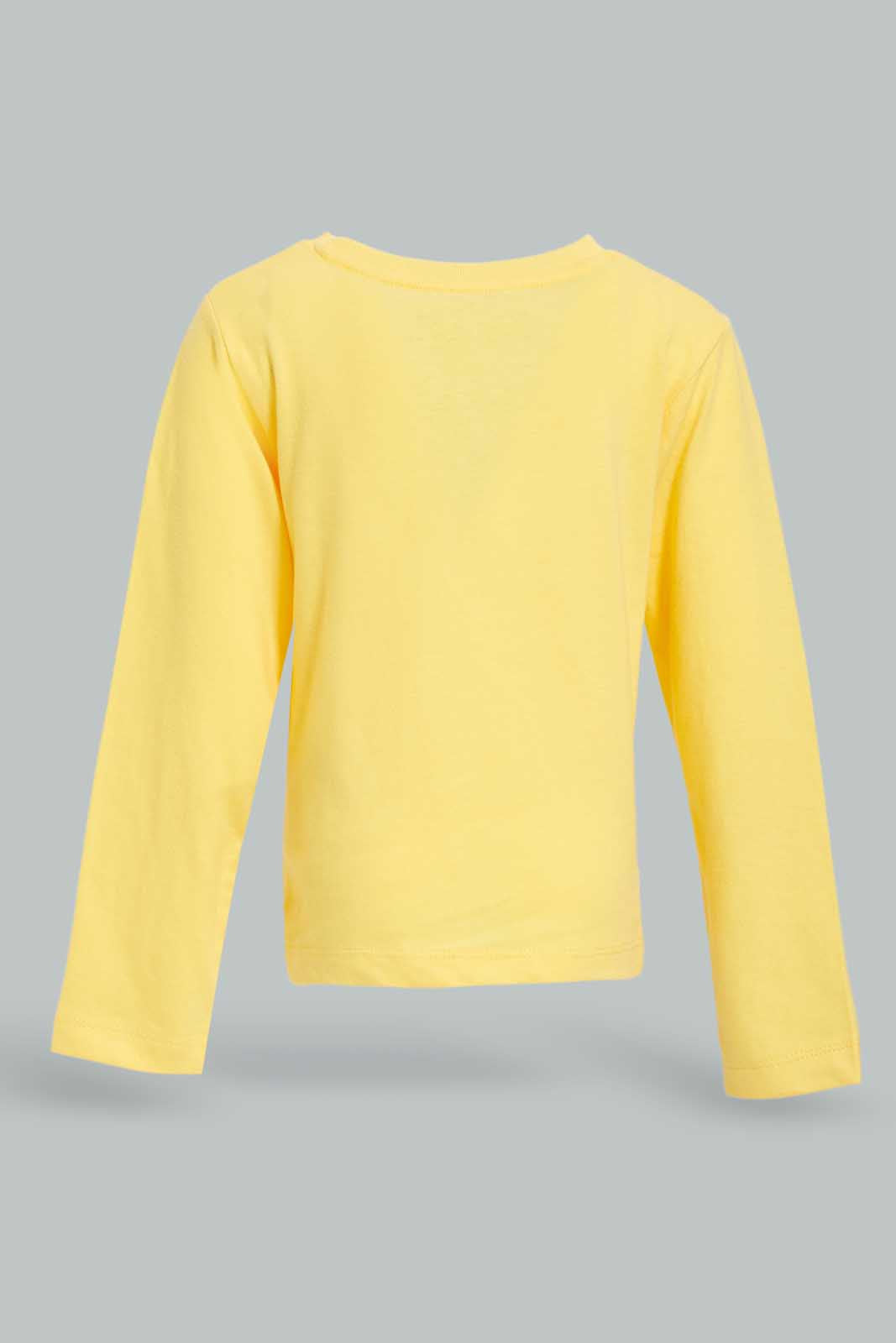 Redtag-Yellow-Long-Sleeve-Bear-Tshirt-Category:T-Shirts,-Colour:Yellow,-Deals:New-In,-Dept:Boys,-Filter:Infant-Boys-(3-to-24-Mths),-INB-T-Shirts,-New-In-INB-APL,-Non-Sale,-Section:Boys-(0-to-14Yrs),-TBL,-W22B-Infant-Boys-3 to 24 Months