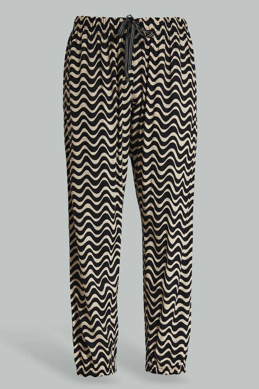 Redtag-Black-Printed-Rayon-Pyjama-Bottom-Category:Pyjama-Bottoms,-Colour:Assorted,-Deals:New-In,-Filter:Women's-Clothing,-New-In-Women-APL,-Non-Sale,-Section:Women,-TBL,-W22A,-Women-Pyjama-Bottoms--