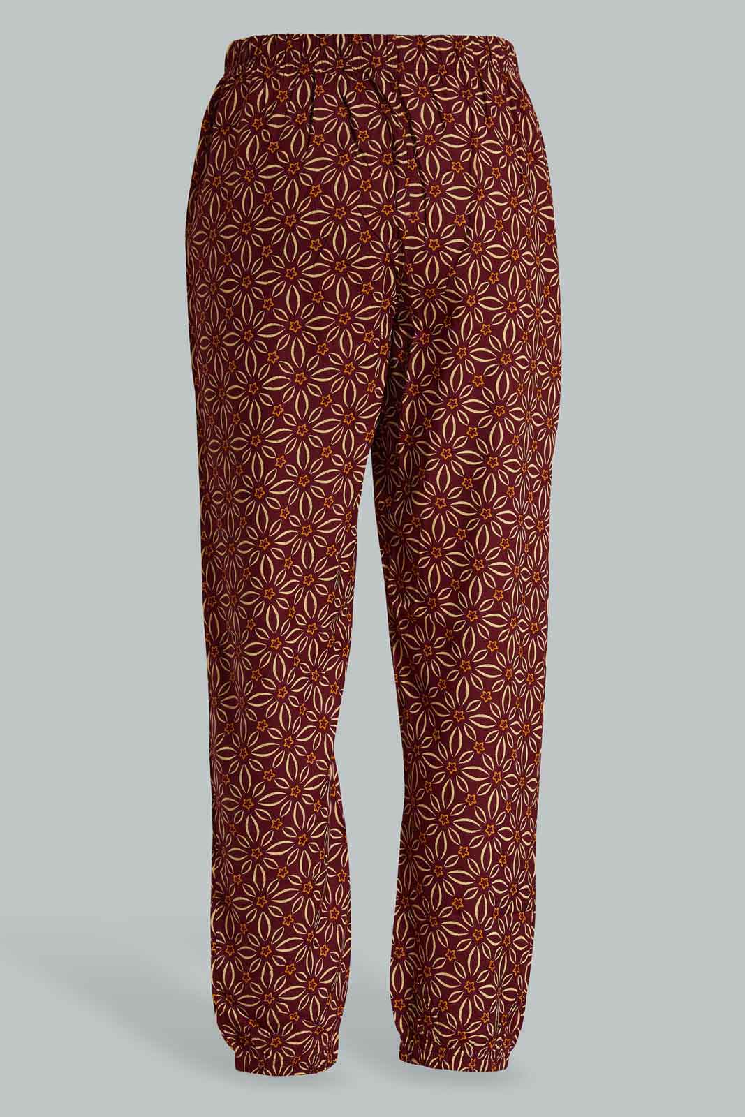 Redtag-Maroon-Printed-Rayon-Pyjama-Bottom-Category:Pyjama-Bottoms,-Colour:Assorted,-Deals:New-In,-Filter:Women's-Clothing,-New-In-Women-APL,-Non-Sale,-Section:Women,-TBL,-W22A,-Women-Pyjama-Bottoms--