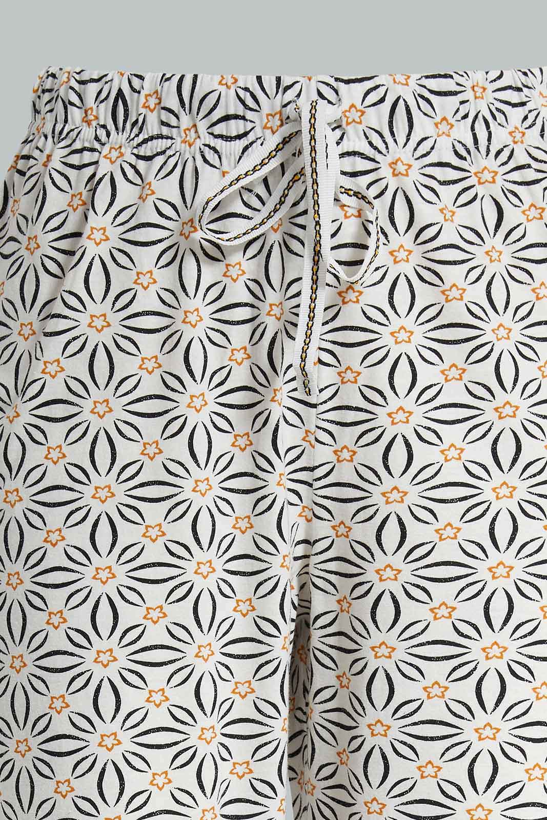 Redtag-White-Printed-Single-Jersey-Pyjama-Bottom-Category:Pyjama-Bottoms,-Colour:Assorted,-Deals:New-In,-Filter:Women's-Clothing,-New-In-Women-APL,-Non-Sale,-Section:Women,-TBL,-W22A,-Women-Pyjama-Bottoms--