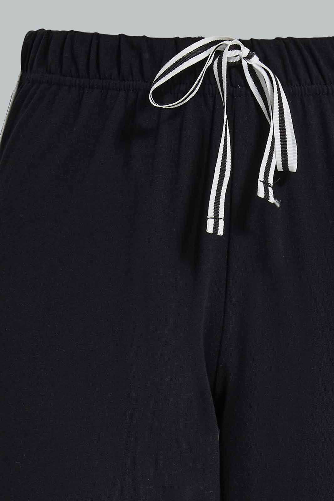 Redtag-Black-Solid-Pyjama-Bottom-Category:Pyjama-Bottoms,-Colour:Black,-Deals:New-In,-Filter:Women's-Clothing,-New-In-Women-APL,-Non-Sale,-Section:Women,-TBL,-W22A,-Women-Pyjama-Bottoms--