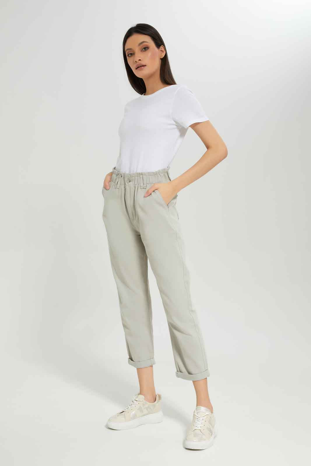 Redtag-Grey-Paper-Bag-Jeans-Category:Jeans,-Colour:Grey,-Deals:New-In,-Dept:Ladieswear,-Filter:Women's-Clothing,-New-In-Women-APL,-Non-Sale,-Section:Women,-W22A,-Women-Jeans-Women's-