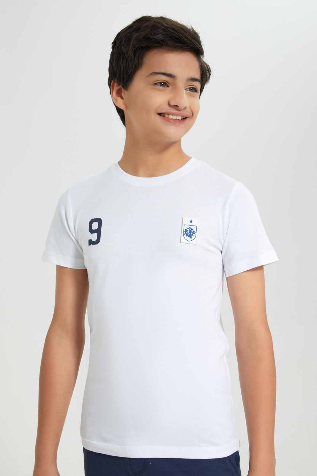 Redtag-White-England-World-Cup-Tee-BSR-T-Shirts,-Category:T-Shirts,-Colour:White,-Deals:New-In,-Filter:Senior-Boys-(8-to-14-Yrs),-FWC,-New-In-BSR-APL,-Non-Sale,-Section:Boys-(0-to-14Yrs),-W22A-Senior-Boys-