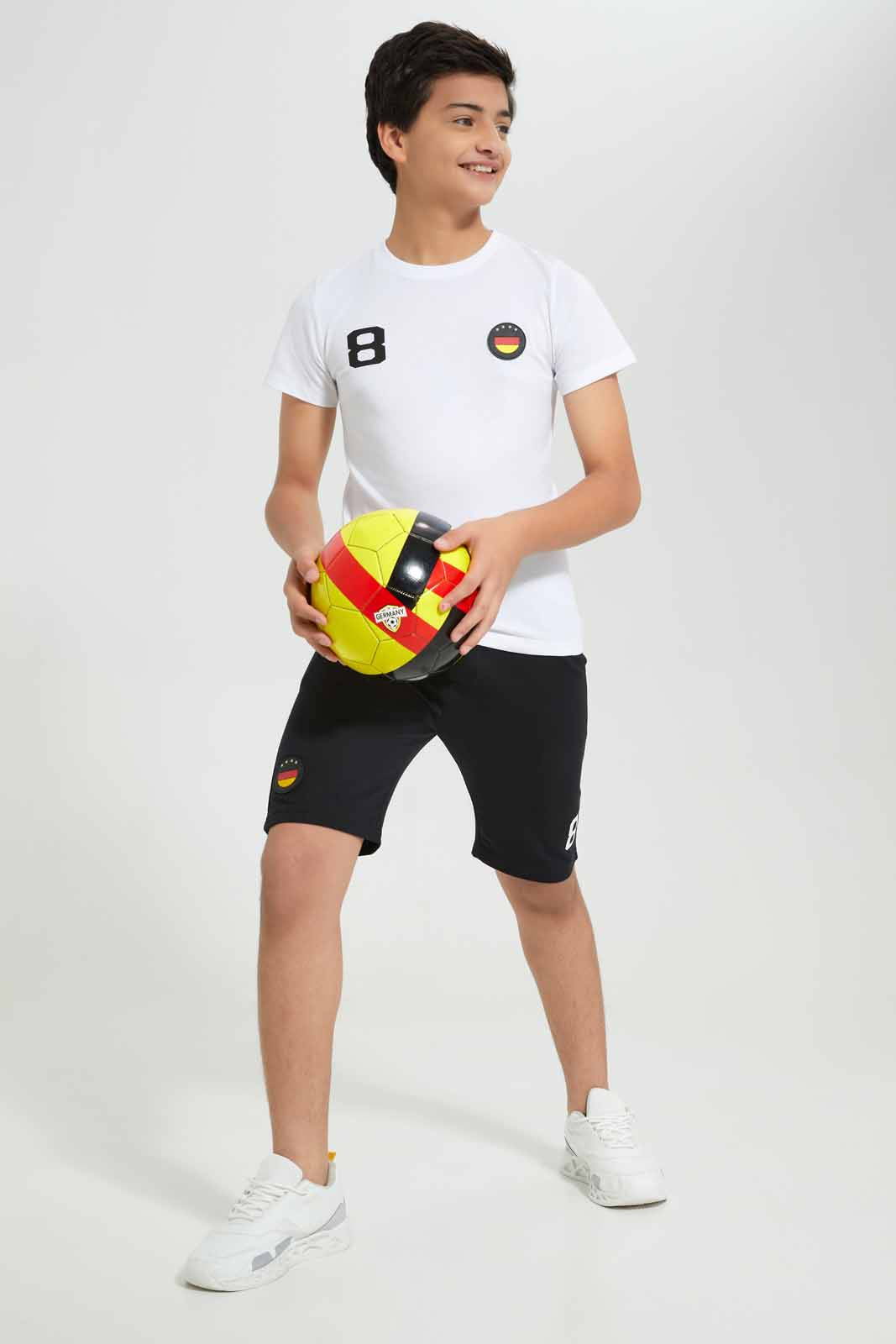 Redtag-White-Gremany-World-Cup-Tee-BSR-T-Shirts,-Category:T-Shirts,-Colour:White,-Deals:New-In,-Filter:Senior-Boys-(8-to-14-Yrs),-FWC,-New-In-BSR-APL,-Non-Sale,-Section:Boys-(0-to-14Yrs),-W22A-Senior-Boys-