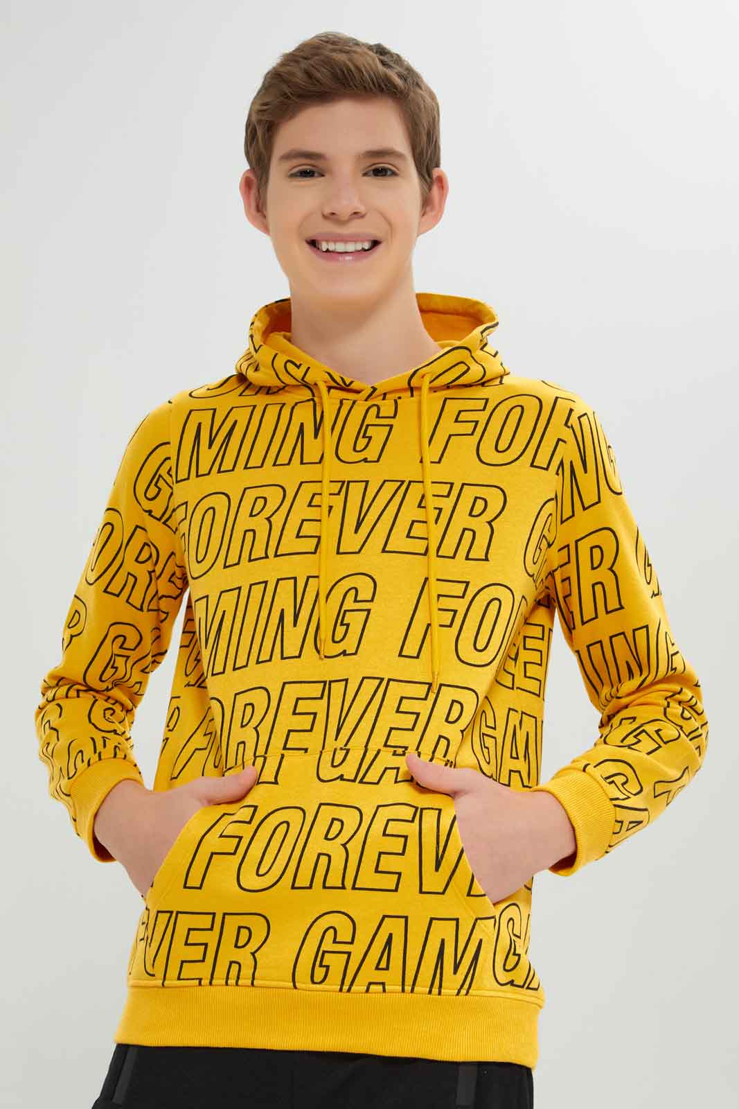 Redtag-Yellow-Allover-Print-Sweatshirt-BSR-Sweatshirts,-Category:Sweatshirts,-Colour:Yellow,-Deals:New-In,-Dept:Boys,-Filter:Senior-Boys-(8-to-14-Yrs),-New-In-BSR-APL,-Non-Sale,-Section:Boys-(0-to-14Yrs),-VLM,-W22B-Senior-Boys-9 to 14 Years
