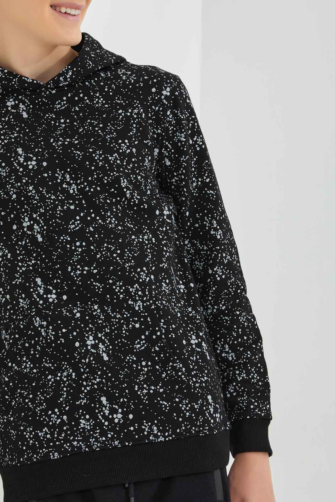 Redtag-Black-Spatter-Print-Sweatshirt-BSR-Sweatshirts,-Category:Sweatshirts,-Colour:Black,-Deals:New-In,-Dept:Boys,-Filter:Senior-Boys-(8-to-14-Yrs),-New-In-BSR-APL,-Non-Sale,-Section:Boys-(0-to-14Yrs),-VLM,-W22B-Senior-Boys-9 to 14 Years