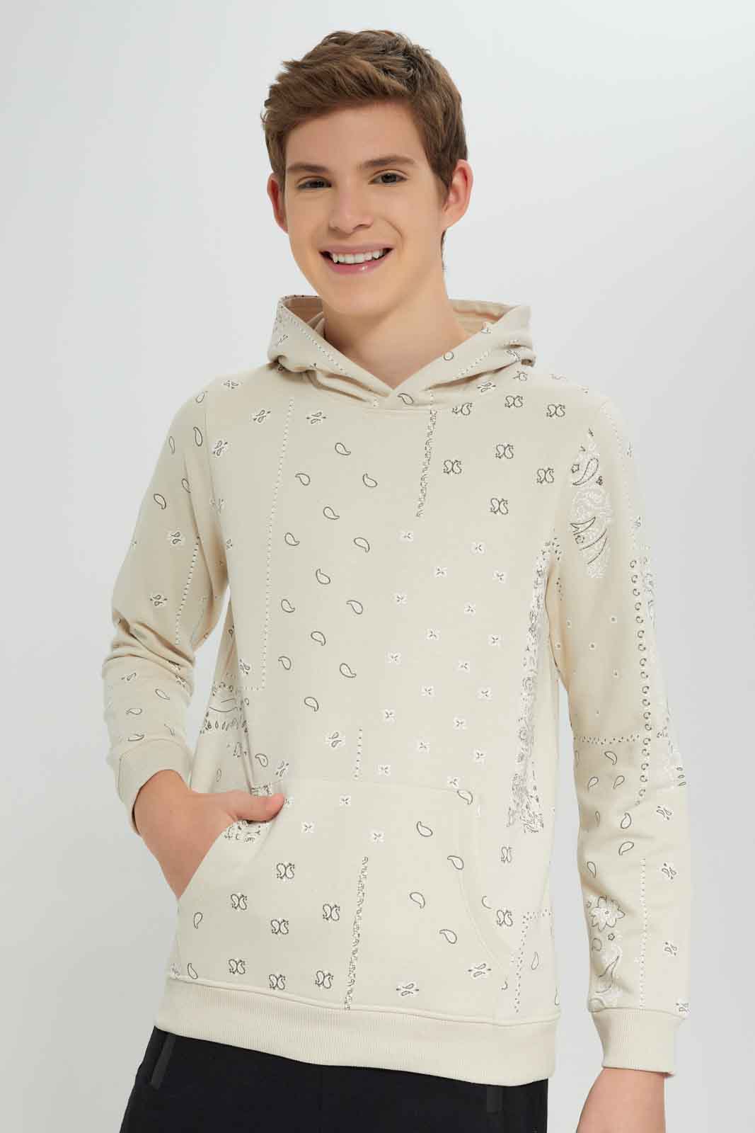Redtag-Beige-Allover-Print-Sweatshirt-BSR-Sweatshirts,-Category:Sweatshirts,-Colour:Beige,-Deals:New-In,-Dept:Boys,-Filter:Senior-Boys-(8-to-14-Yrs),-New-In-BSR-APL,-Non-Sale,-Section:Boys-(0-to-14Yrs),-VLM,-W22B-Senior-Boys-9 to 14 Years