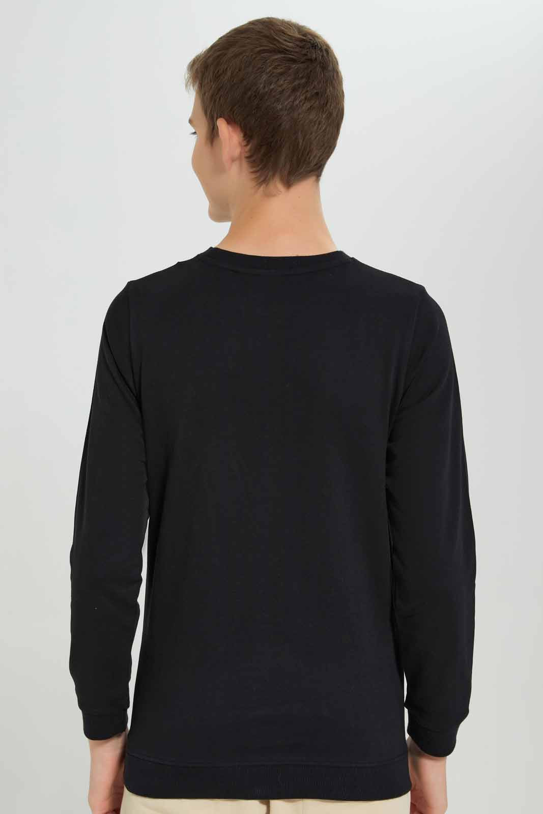 Redtag-Black-Boombox-Astronaut-Sweat-Tee-BSR-Sweatshirts,-Category:Sweatshirts,-Colour:Black,-Deals:New-In,-Filter:Senior-Boys-(8-to-14-Yrs),-New-In-BSR-APL,-Non-Sale,-Section:Boys-(0-to-14Yrs),-TBL,-W22B-Senior-Boys-9 to 14 Years