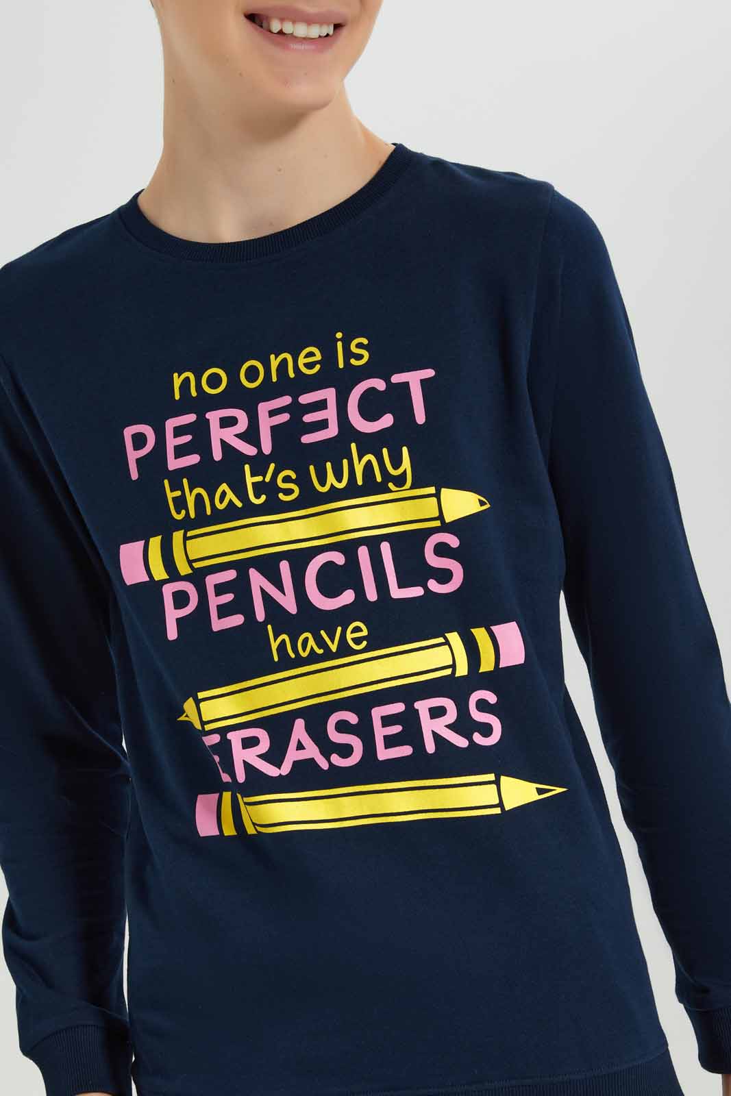 Redtag-Navy-Perfect-Sweat-Tee-BSR-Sweatshirts,-Category:Sweatshirts,-Colour:Navy,-Deals:New-In,-Filter:Senior-Boys-(8-to-14-Yrs),-New-In-BSR-APL,-Non-Sale,-Section:Boys-(0-to-14Yrs),-TBL,-W22B-Senior-Boys-9 to 14 Years