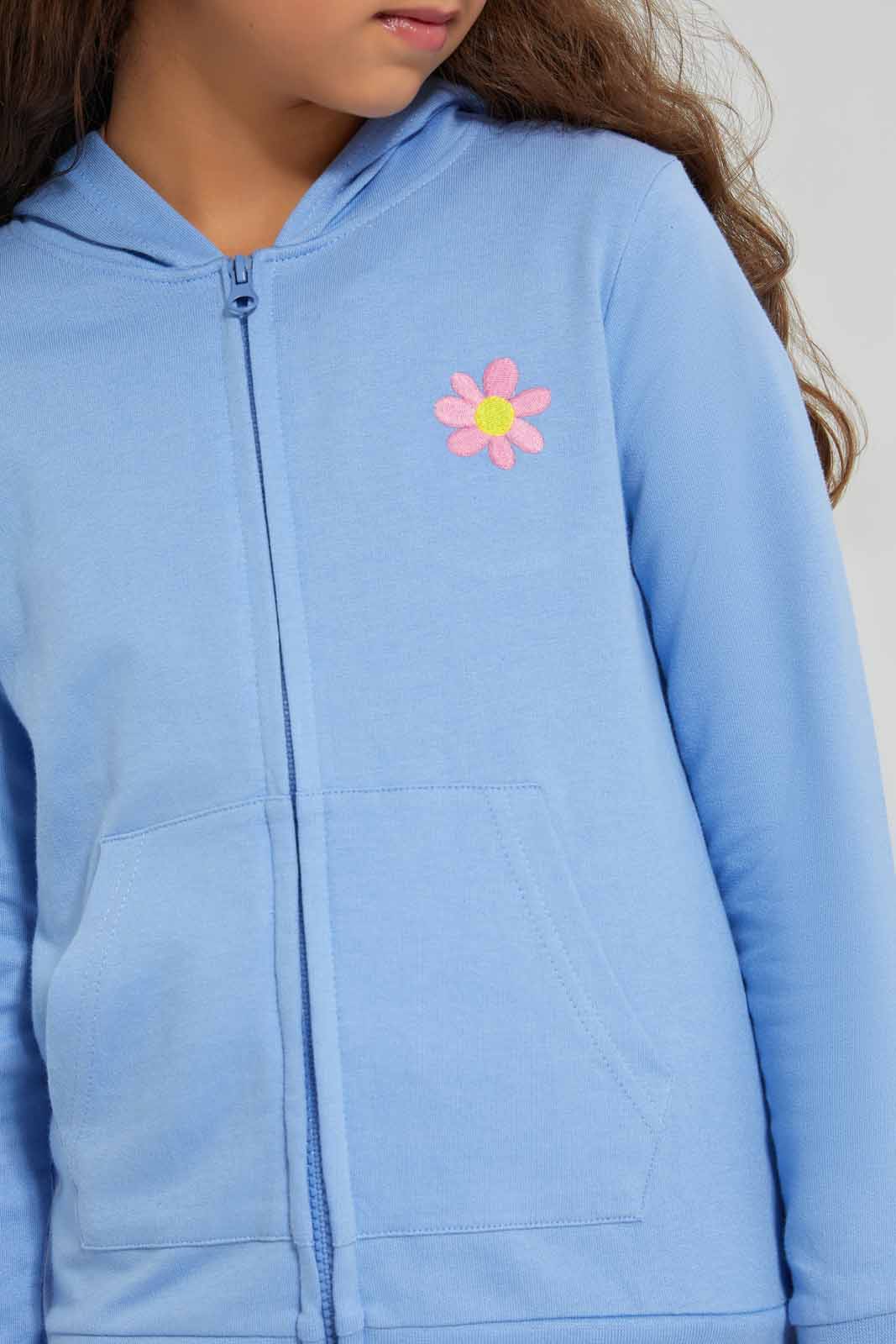 Redtag-Hooded-Zip-Through---Mustard-Category:Sweatshirts,-Colour:Charcoal,-Deals:New-In,-Filter:Girls-(2-to-8-Yrs),-GIR-Sweatshirts,-New-In-GIR-APL,-Non-Sale,-Section:Girls-(0-to-14Yrs),-TBL,-W22B-Girls-2 to 8 Years