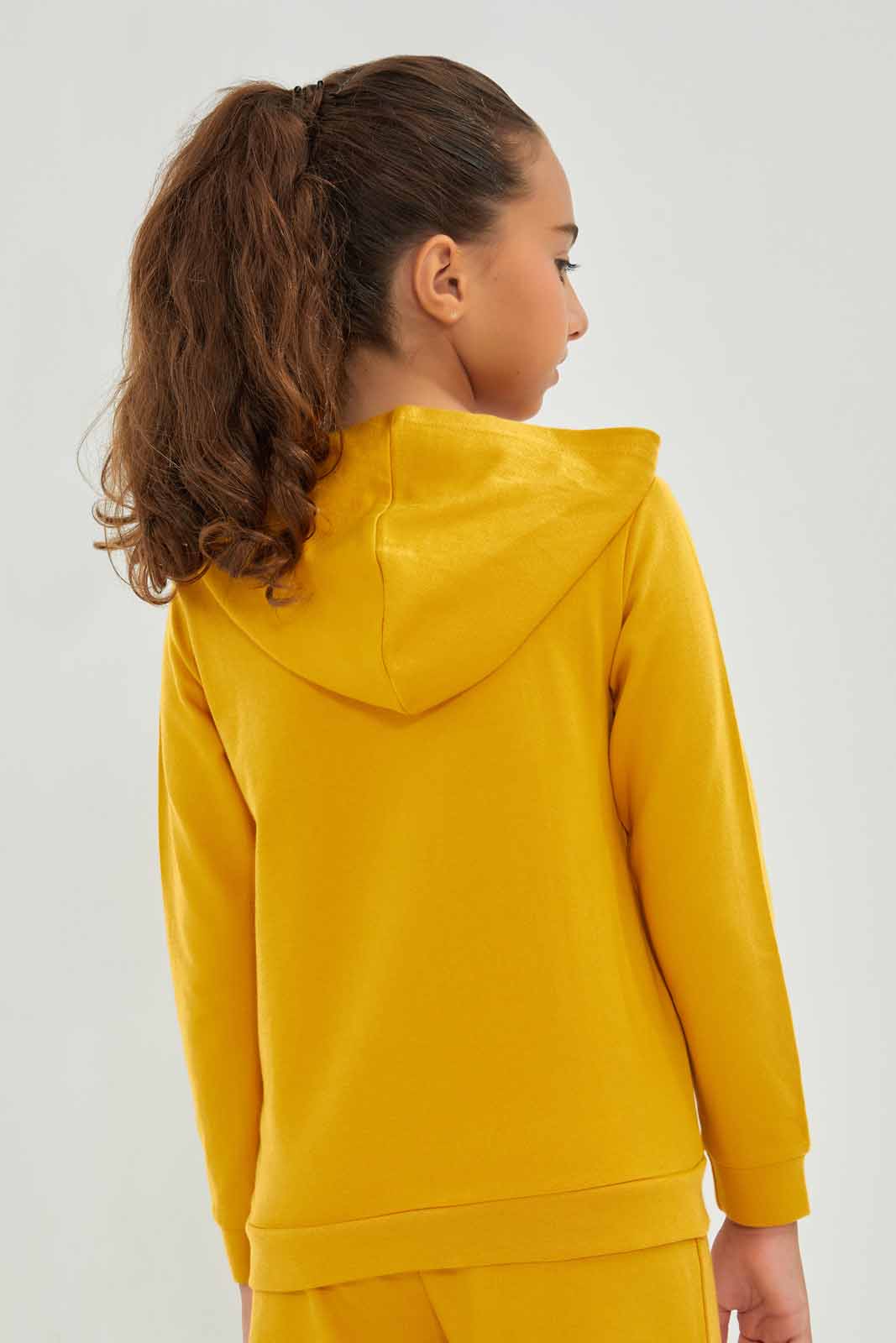 Redtag-Hooded-Zip-Through---Cream-Category:Sweatshirts,-Colour:Fuchsia,-Deals:New-In,-Filter:Girls-(2-to-8-Yrs),-GIR-Sweatshirts,-New-In-GIR-APL,-Non-Sale,-Section:Girls-(0-to-14Yrs),-TBL,-W22B-Girls-2 to 8 Years