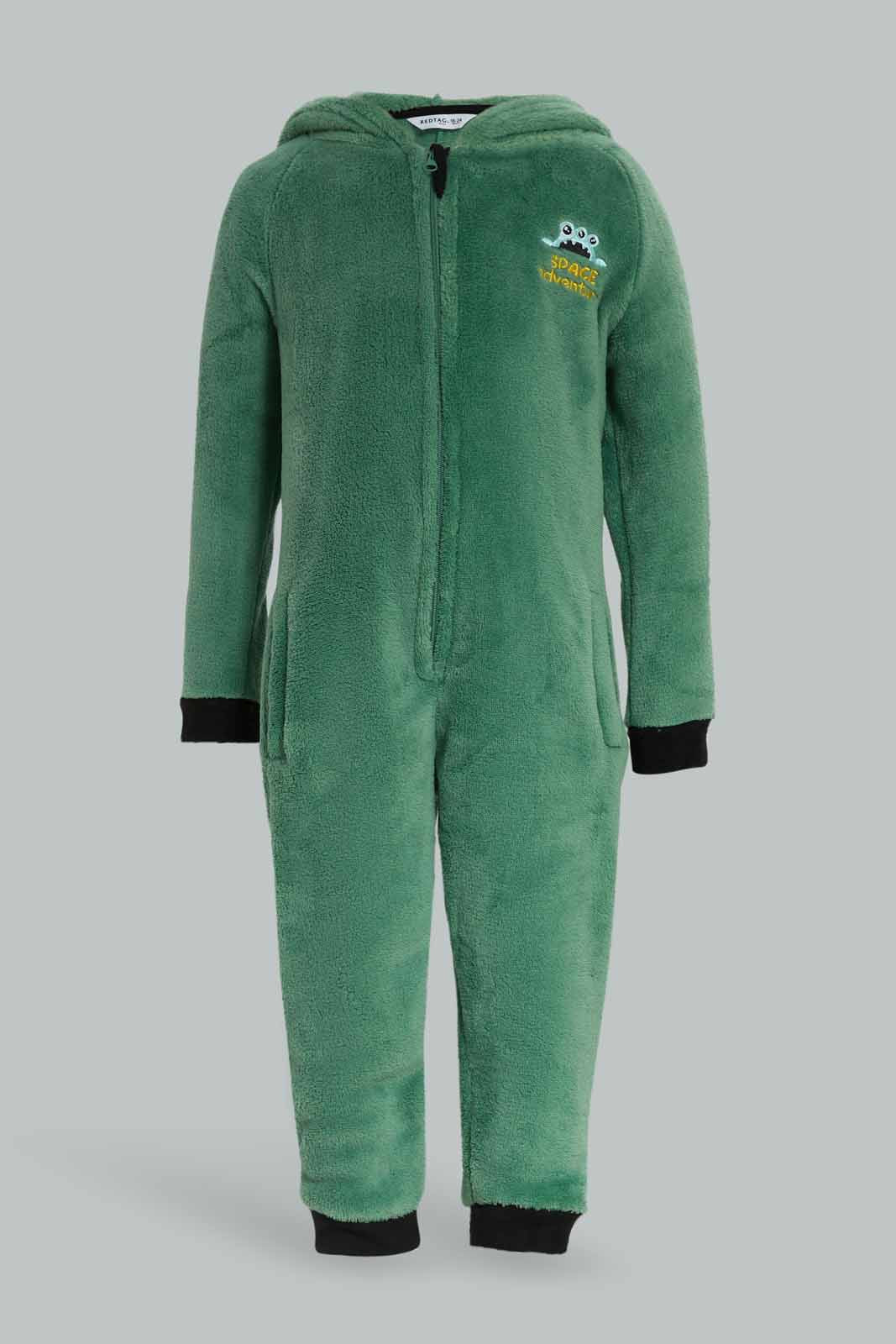 Redtag-Oceab-Space-Fulffy-Onsie-Pj-Set-With-Hood-Category:Pyjama-Sets,-Colour:Blue,-Deals:New-In,-Dept:Boys,-Filter:Infant-Boys-(3-to-24-Mths),-INB-Pyjama-Sets,-New-In-INB-APL,-Non-Sale,-Section:Boys-(0-to-14Yrs),-W22B-Infant-Boys-3 to 24 Months