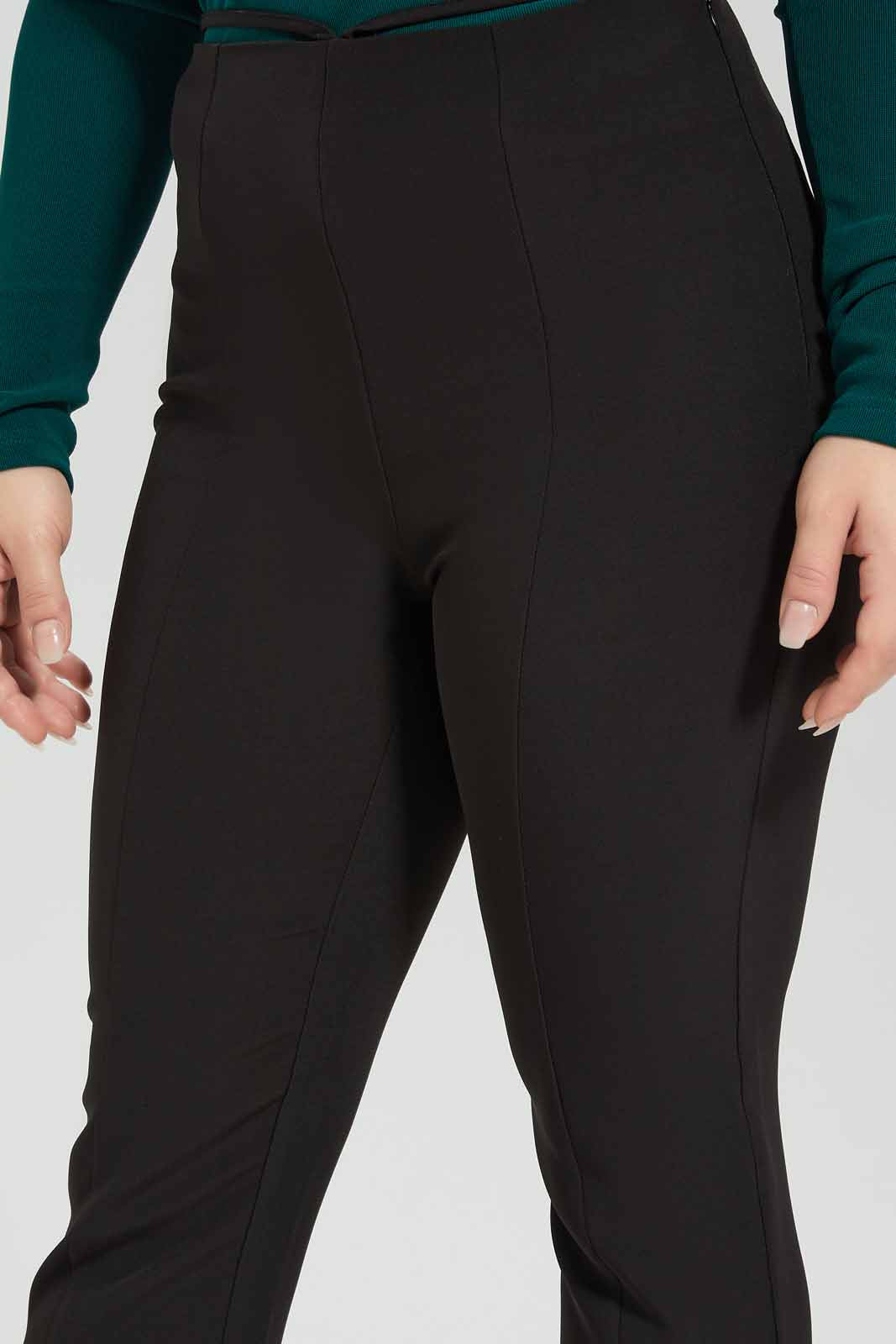 Redtag-Black-Wide-Legged-Trouser-With-Criss-Cross-String-At-Waist-Category:Trousers,-Colour:Black,-Deals:New-In,-Filter:Women's-Clothing,-LMC,-Modest,-New-In-Women-APL,-Non-Sale,-Section:Women,-W22B,-Women-Trousers--