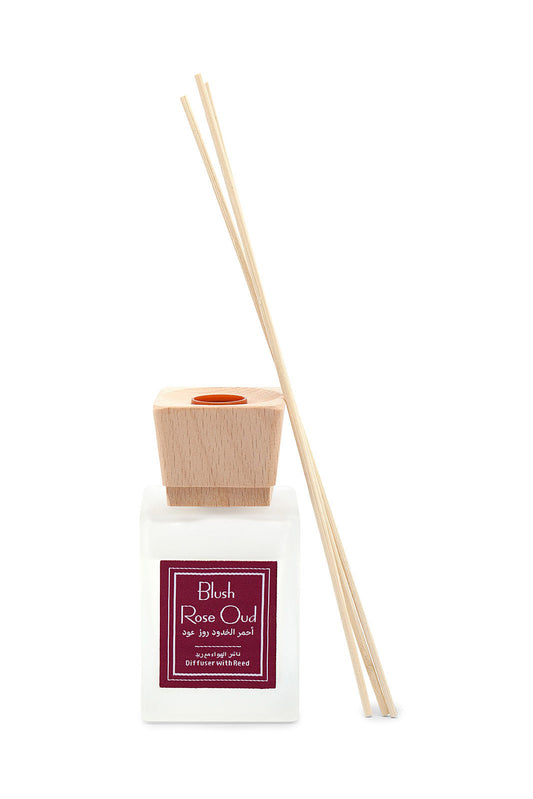 Redtag-Blush-Rose-Oud-Diffuser-With-Reed-(100Ml)-Category:Diffuser,-Colour:Pink,-Deals:New-In,-Dept:Home,-Filter:Home-Decor,-HMW-HOM-Candle-&-Fragrances,-New-In-HMW-HOM,-Non-Sale,-Section:Homewares,-W22B-Home-Decor-