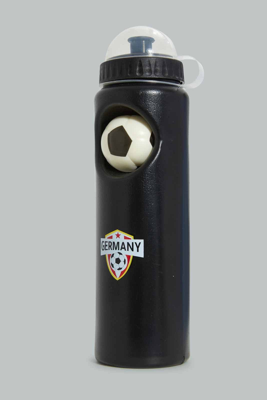 Redtag-Black-Germany-Football-Sports-Bottle-Category:Bottles,-Colour:Black,-Filter:Travel-Accessories,-IMP-Bottles,-N/A,-New-In,-New-In-IMP-ACC,-Non-Sale,-PLASTIC,-Section:Travel,-W22A-Home-Accessories-