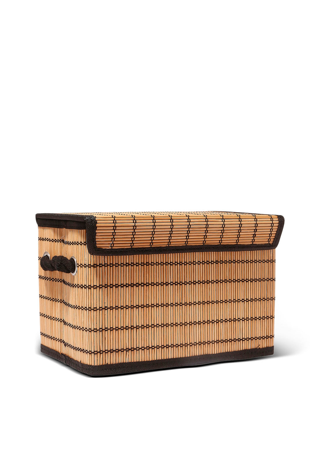 Redtag-Beige-Foldable-Rectangle-Bamboo-Storage-Box-Category:Bathroom-Accessories,-Colour:Beige,-Deals:New-In,-Dept:Home,-Filter:Home-Bathroom,-HMW-BAC-Bath-Accessories,-New-In-HMW-BAC,-Non-Sale,-S23A,-Section:Homewares-Home-Bathroom-