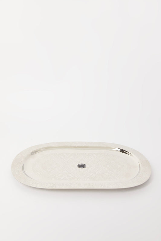 Redtag-Silver-Etched-Aluminium-Amenity-Tray-Category:Toiletry-Sets,-Colour:Silver,-Deals:New-In,-Dept:Home,-Filter:Home-Bathroom,-HMW-BAC-Bath-Accessories,-New-In-HMW-BAC,-Non-Sale,-Section:Homewares,-W22B-Home-Bathroom-