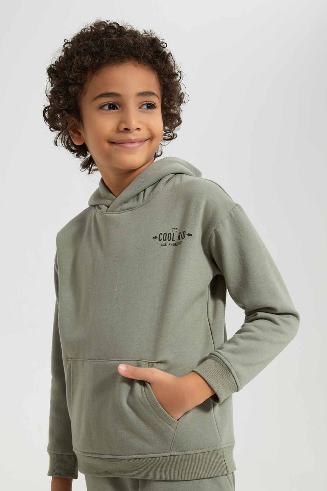 Redtag-Olive-Oversized-Slogan-Print-Fleece-Hooded-Sweatshirt-BOY-Sweatshirts,-Category:Sweatshirts,-Colour:Olive,-Deals:New-In,-Filter:Boys-(2-to-8-Yrs),-New-In-BOY-APL,-Non-Sale,-Section:Boys-(0-to-14Yrs),-W22B-Boys-2 to 8 Years