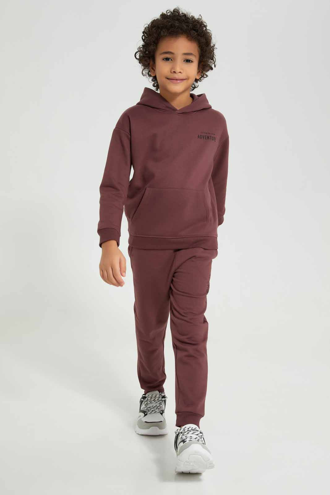 Redtag-Burgundy-Slogan-Print-Jog-Pant-BOY-Joggers,-Category:Joggers,-Colour:Burgundy,-Deals:New-In,-Filter:Boys-(2-to-8-Yrs),-New-In-BOY-APL,-Non-Sale,-Section:Boys-(0-to-14Yrs),-W22B-Boys-2 to 8 Years