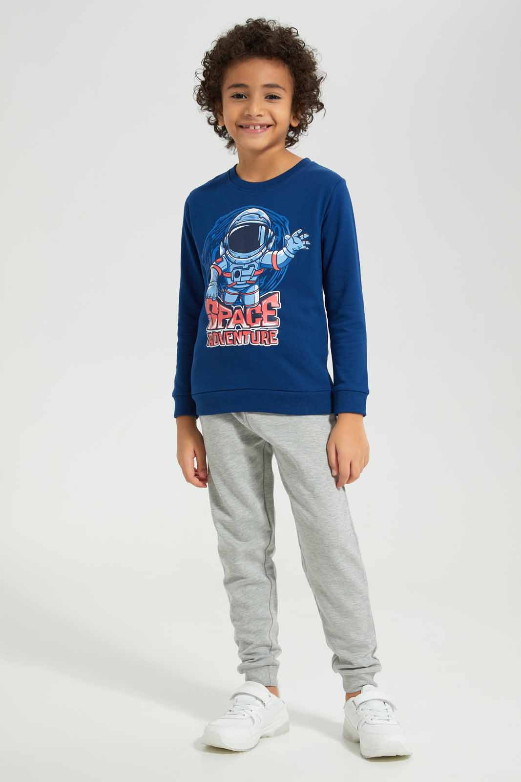 Redtag-Grey-Slogan-Print-Jog-Pant-BOY-Joggers,-Category:Joggers,-Colour:Grey,-Deals:New-In,-Filter:Boys-(2-to-8-Yrs),-New-In-BOY-APL,-Non-Sale,-Section:Boys-(0-to-14Yrs),-W22B-Boys-2 to 8 Years