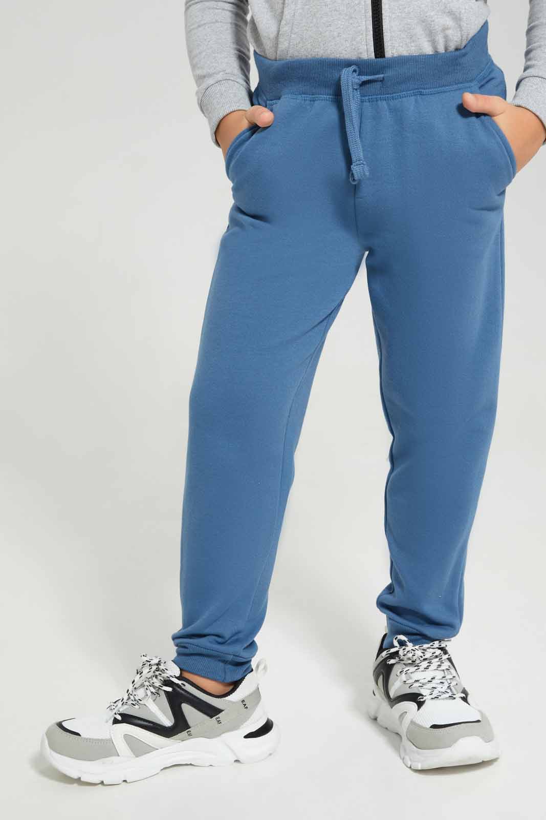 Redtag-Navy-Slogan-Print-Jog-Pant-BOY-Joggers,-Category:Joggers,-Colour:Navy,-Deals:New-In,-Filter:Boys-(2-to-8-Yrs),-New-In-BOY-APL,-Non-Sale,-Section:Boys-(0-to-14Yrs),-W22B-Boys-2 to 8 Years