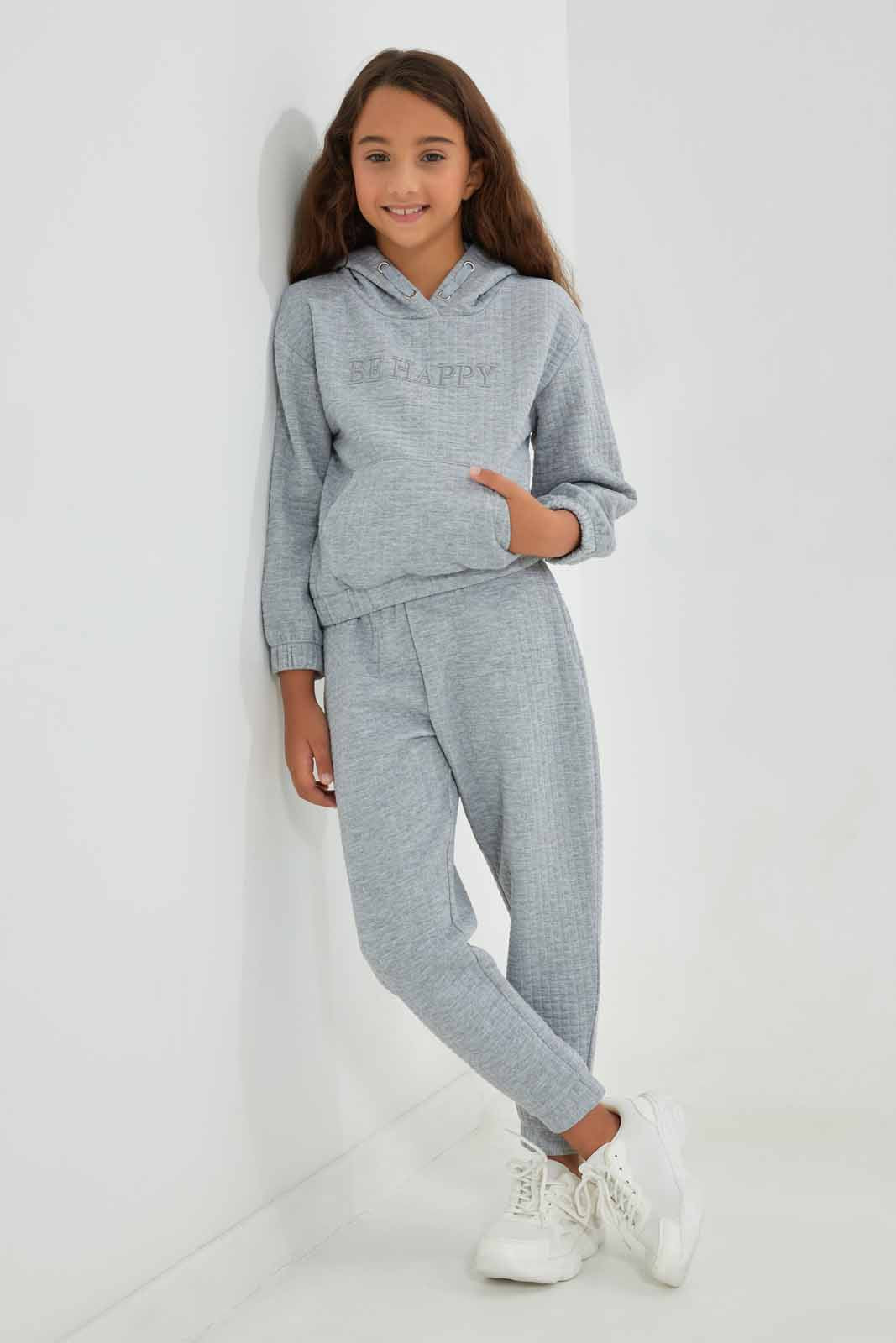 Redtag-Grey-Active-Pant-Category:Joggers,-Colour:Grey,-Deals:New-In,-Filter:Girls-(2-to-8-Yrs),-GIR-Joggers,-New-In-GIR-APL,-Non-Sale,-Section:Girls-(0-to-14Yrs),-W22B-Girls-2 to 8 Years
