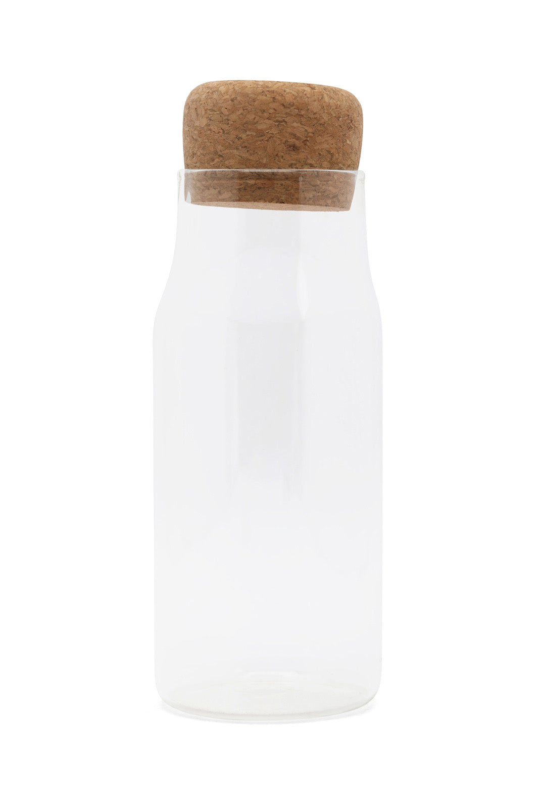 Redtag-Clear-Storage-Jar-With-Cork-Lid-(Large)-Category:Canisters-And-Jars,-Colour:White,-Deals:New-In,-Dept:Home,-Filter:Home-Dining,-HMW-DIN-Storage,-New-In-HMW-DIN,-Non-Sale,-S23A,-Section:Homewares-Home-Dining-