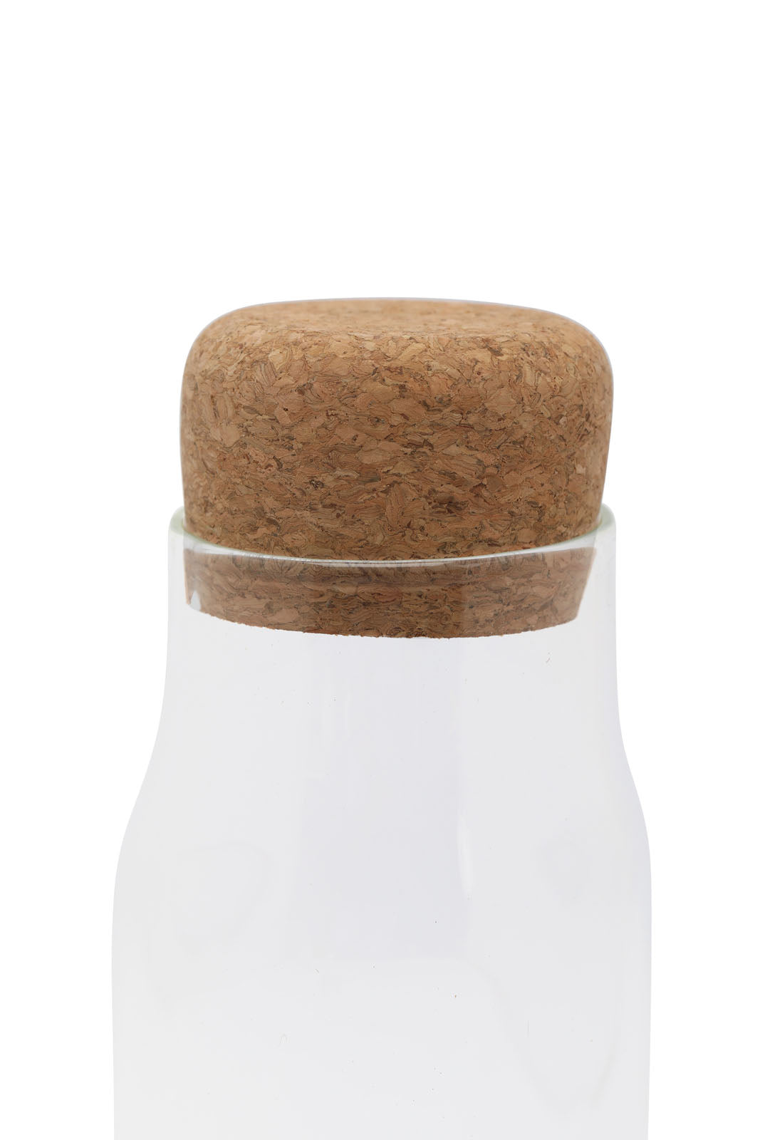 Redtag-Clear-Storage-Jar-With-Cork-Lid-(Medium)-Category:Canisters-And-Jars,-Colour:White,-Deals:New-In,-Dept:Home,-Filter:Home-Dining,-HMW-DIN-Storage,-New-In-HMW-DIN,-Non-Sale,-S23A,-Section:Homewares-Home-Dining-