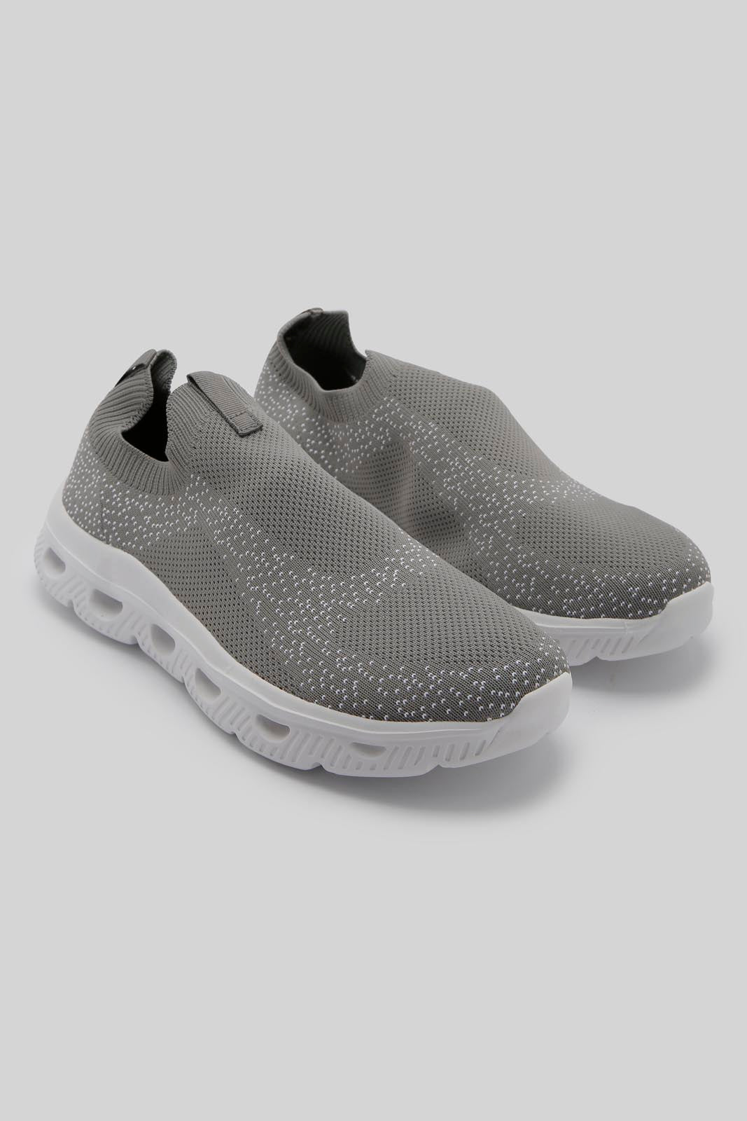 Redtag-Grey-Knit-Slip-On-Category:Trainers,-Colour:Grey,-Deals:New-In,-Filter:Men's-Footwear,-Men-Trainers,-New-In-Men-FOO,-Non-Sale,-Section:Men,-W22B-Men's-