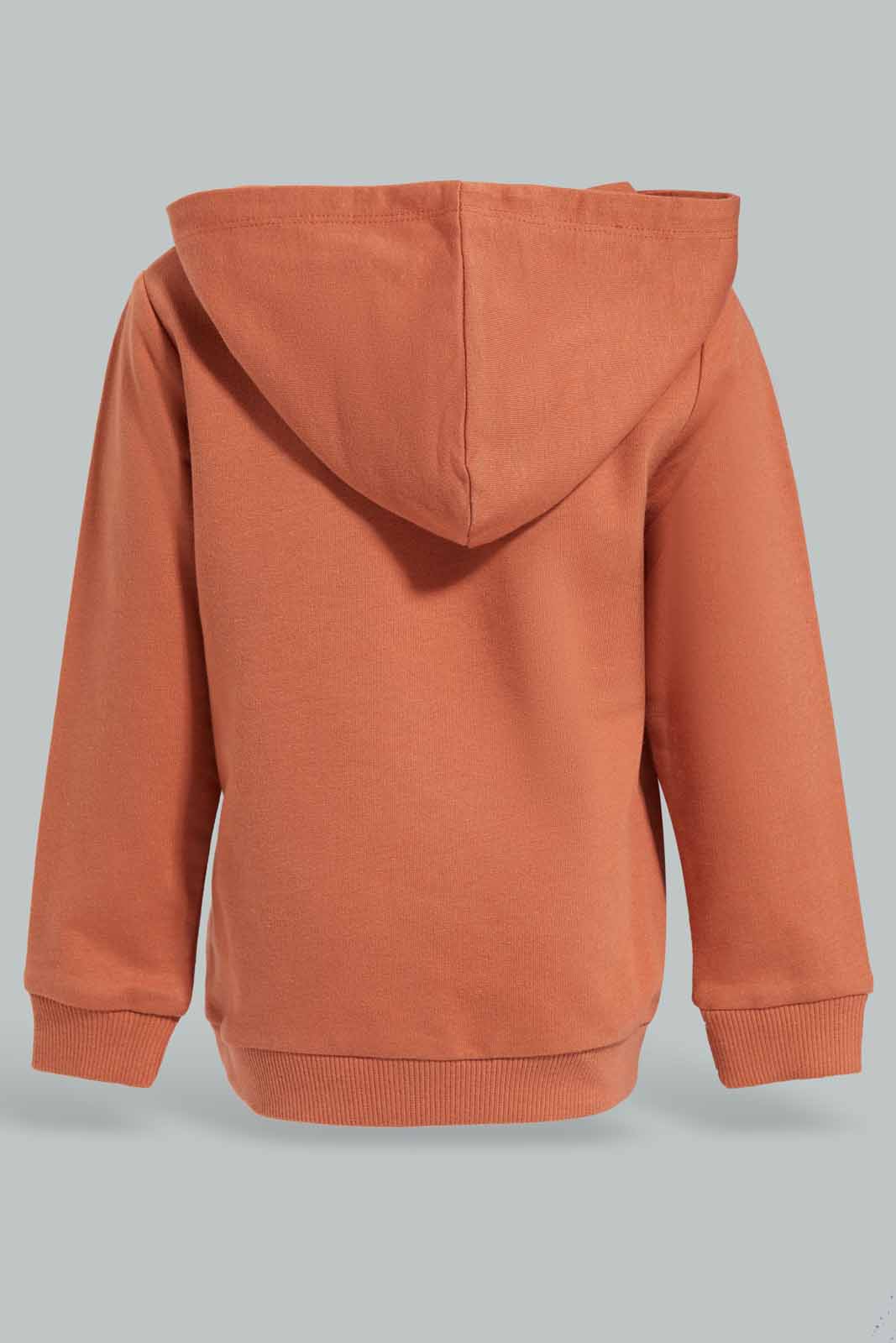 Redtag-Rust-TBL-Hooded-Sweatshirt-Category:Sweatshirts,-Colour:Orange,-Deals:New-In,-Dept:Boys,-Filter:Infant-Boys-(3-to-24-Mths),-INB-Sweatshirts,-New-In-INB-APL,-Non-Sale,-Section:Boys-(0-to-14Yrs),-W22B-Infant-Boys-3 to 24 Months