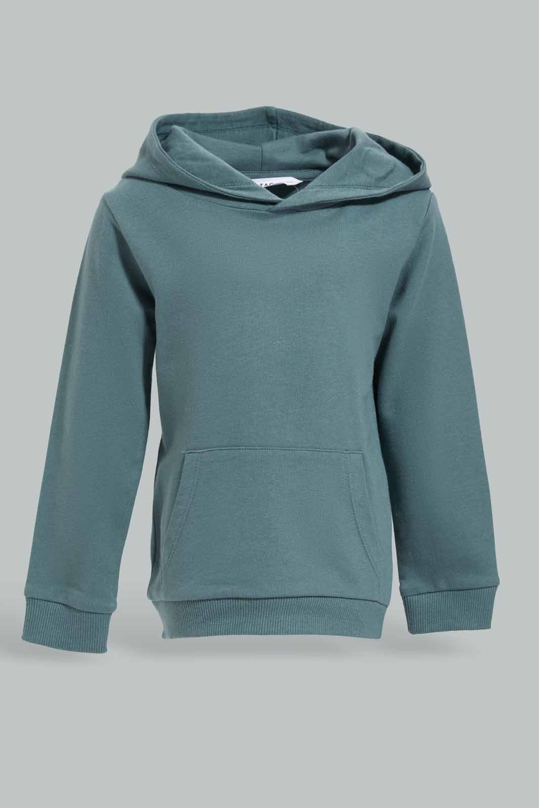 Redtag-Khaki-TBL-Hooded-Sweatshirt-Category:Sweatshirts,-Colour:Tan,-Deals:New-In,-Dept:Boys,-Filter:Infant-Boys-(3-to-24-Mths),-INB-Sweatshirts,-New-In-INB-APL,-Non-Sale,-Section:Boys-(0-to-14Yrs),-W22B-Infant-Boys-3 to 24 Months
