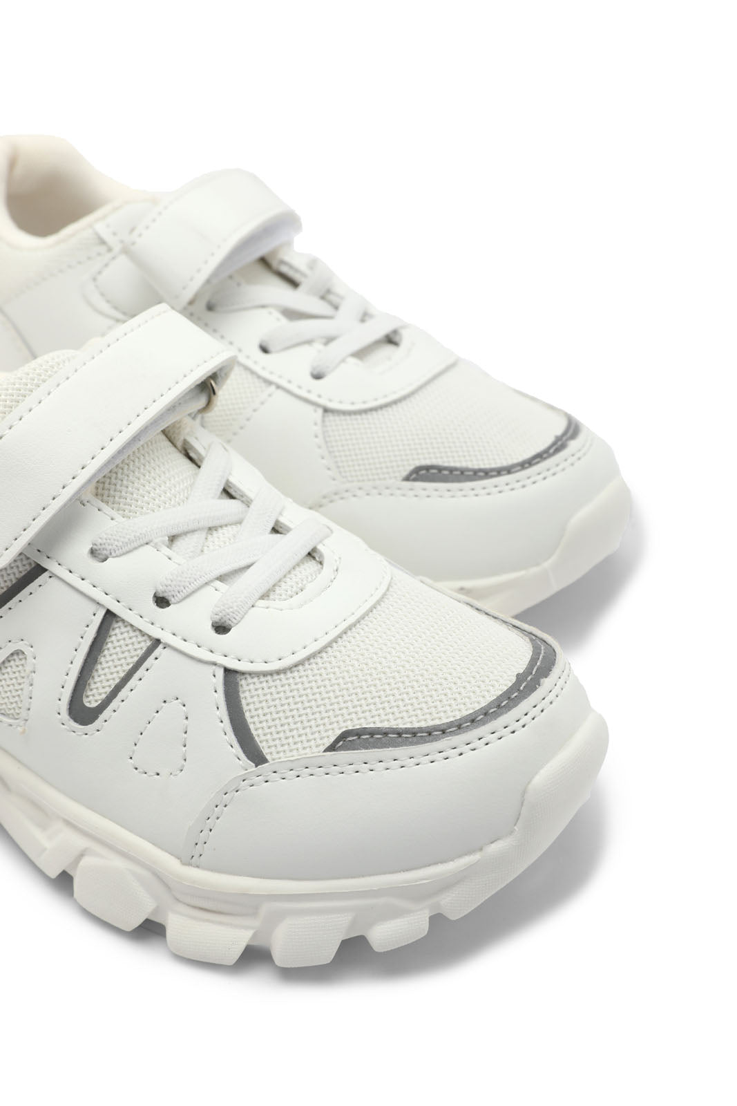Redtag-White-Fabric-Block-Chunky-Sneaker-BSR-Trainers,-Category:Trainers,-Colour:White,-Deals:New-In,-Dept:Boys,-Filter:Boys-Footwear-(5-to-14-Yrs),-New-In-BSR-FOO,-Non-Sale,-Section:Boys-(0-to-14Yrs),-W22B-Senior-Boys-5 to 14 Years
