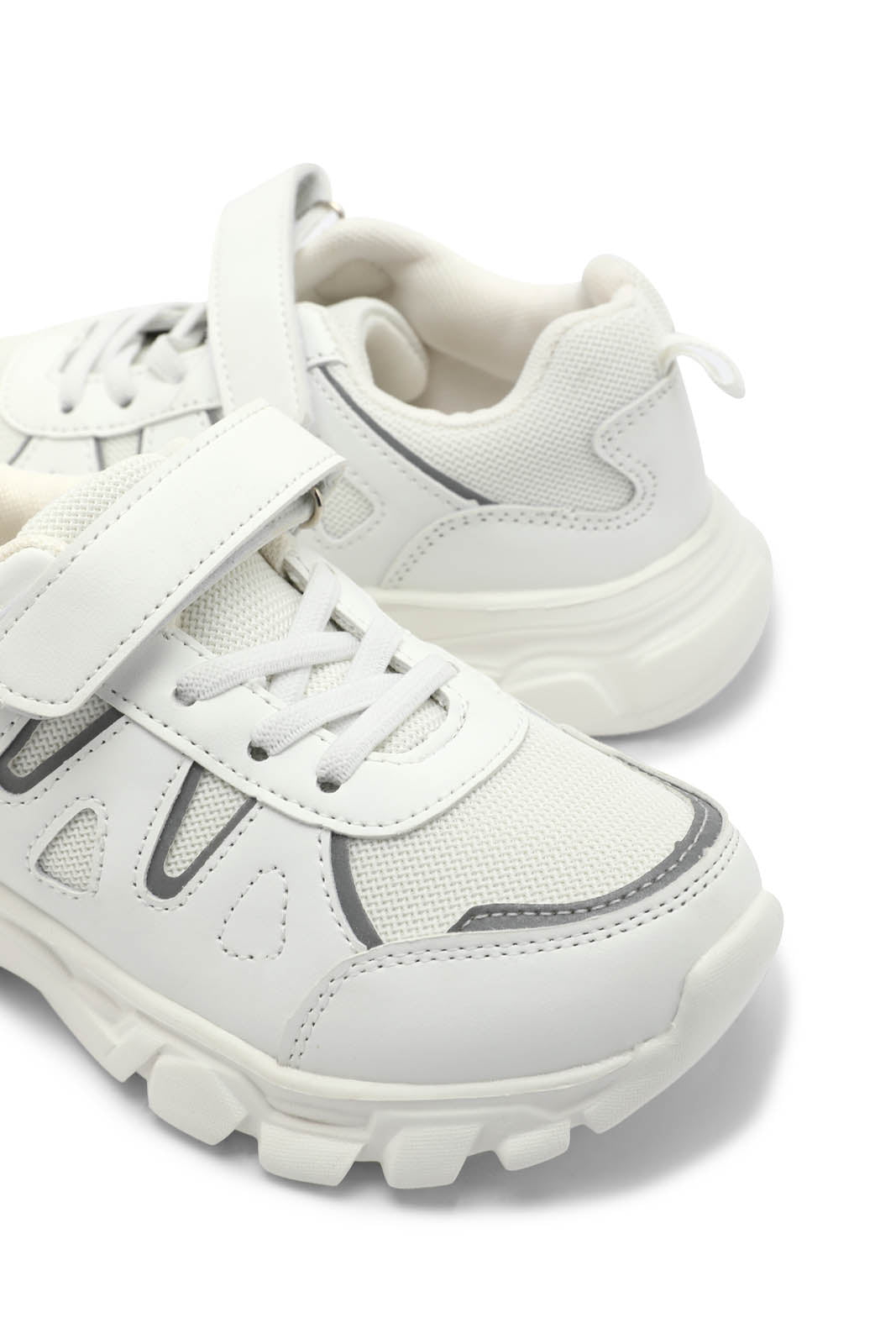 Redtag-White-Fabric-Block-Chunky-Sneaker-BSR-Trainers,-Category:Trainers,-Colour:White,-Deals:New-In,-Dept:Boys,-Filter:Boys-Footwear-(5-to-14-Yrs),-New-In-BSR-FOO,-Non-Sale,-Section:Boys-(0-to-14Yrs),-W22B-Senior-Boys-5 to 14 Years