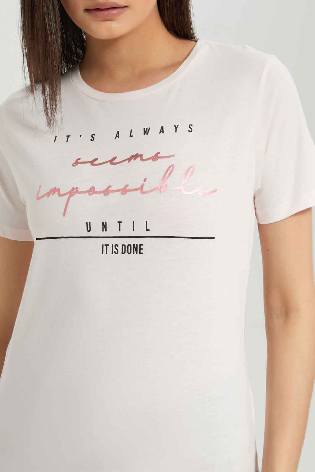 Redtag-Pale-Pink-Printed-T-Shirt-Category:T-Shirts,-Colour:Apricot,-Deals:New-In,-Dept:Ladieswear,-Filter:Women's-Clothing,-New-In-Women-APL,-Non-Sale,-Section:Women,-TBL,-W22B,-Women-T-Shirts-Women's-