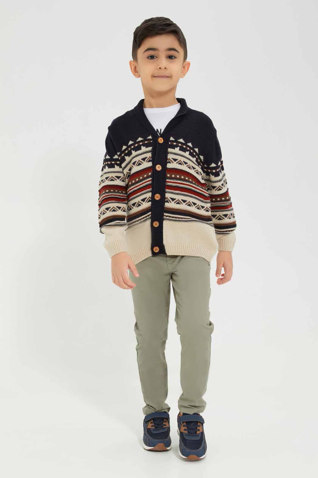 Redtag-Navy-Shawl-Collared-Cardigan-BOY-Cardigans,-Category:Cardigans,-Colour:Navy,-Deals:New-In,-EHW,-Filter:Boys-(2-to-8-Yrs),-New-In-BOY-APL,-Non-Sale,-Section:Boys-(0-to-14Yrs),-W22B-Boys-2 to 8 Years