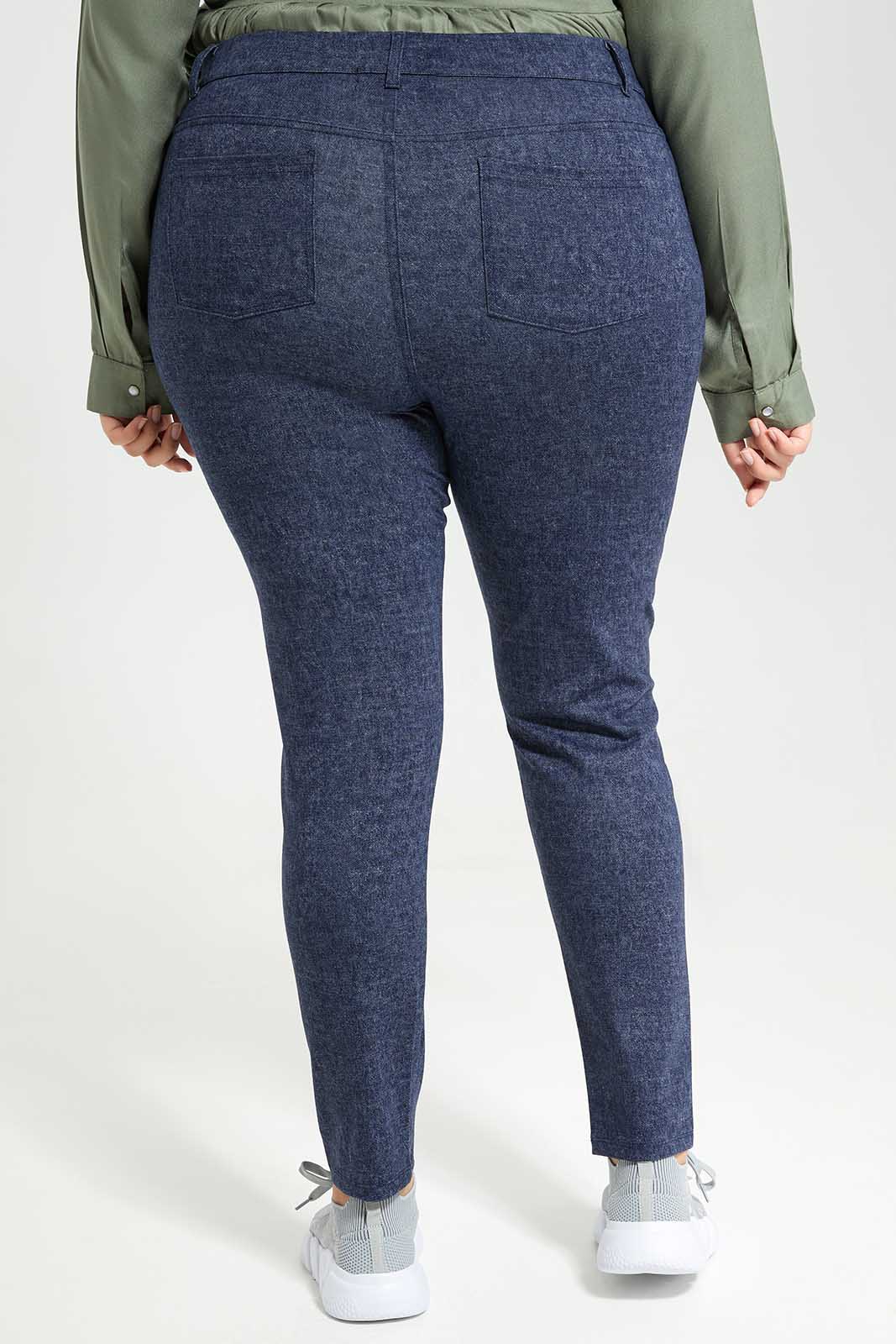 Redtag-Navy-Skinny-Trouser-Category:Trousers,-Colour:Navy,-Deals:New-In,-Filter:Plus-Size,-LDP-Trousers,-New-In-LDP-APL,-Non-Sale,-Section:Women,-W22B-Women's-