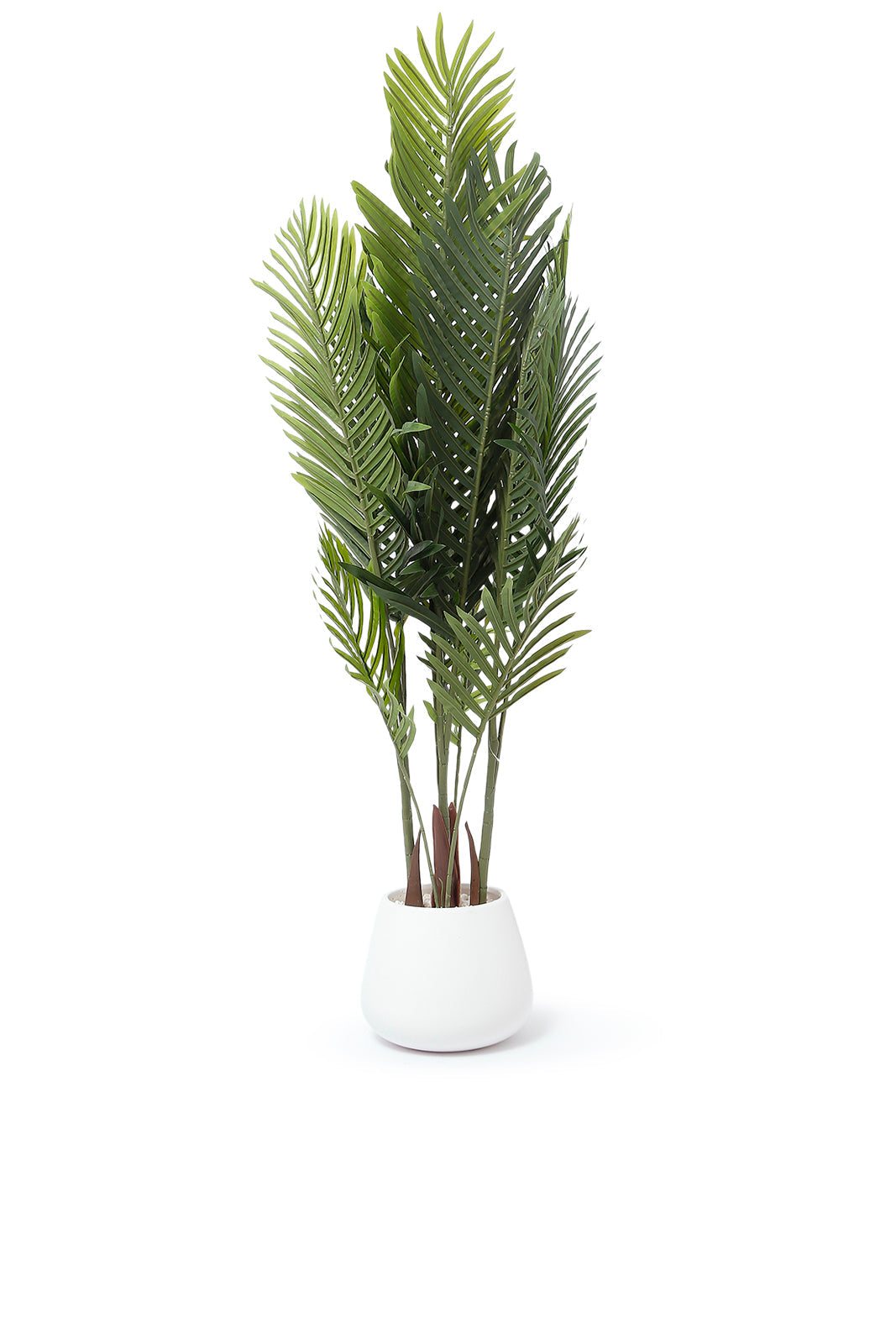 Redtag-Green-Artificial-Banana-Plant-With-Ceramic-White-Pot-120Cm-Category:Plants-&-Flowers,-Colour:Green,-Deals:New-In,-Dept:Home,-Filter:Home-Decor,-HMW-HOM-Decorative-Accessories,-New-In-HMW-HOM,-Non-Sale,-S23A,-Section:Homewares-Home-Decor-